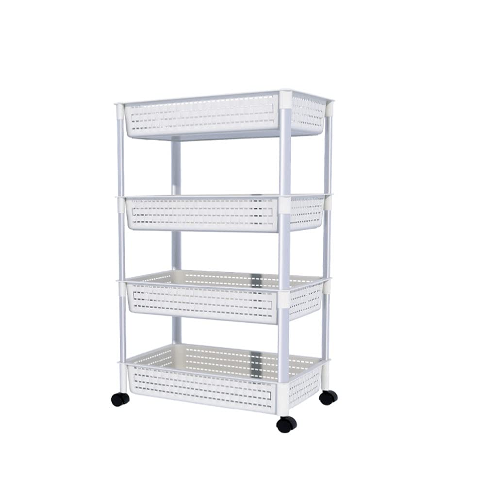 LICHUAN 3-Tier Slim Rolling Bathroom Organizer Cart with Wheels - Space-Saving Storage for Laundry, Kitchen, Living Room & Narrow Spaces - White (12 Inch) - Perfect for Small Apartments, Dorm Rooms & Closet Organization