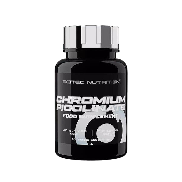 Chromium Picolinate 200mcg - 100 Tablets | Supports Healthy Blood Sugar & Metabolism | Ideal for Weight Management & Diabetic Support