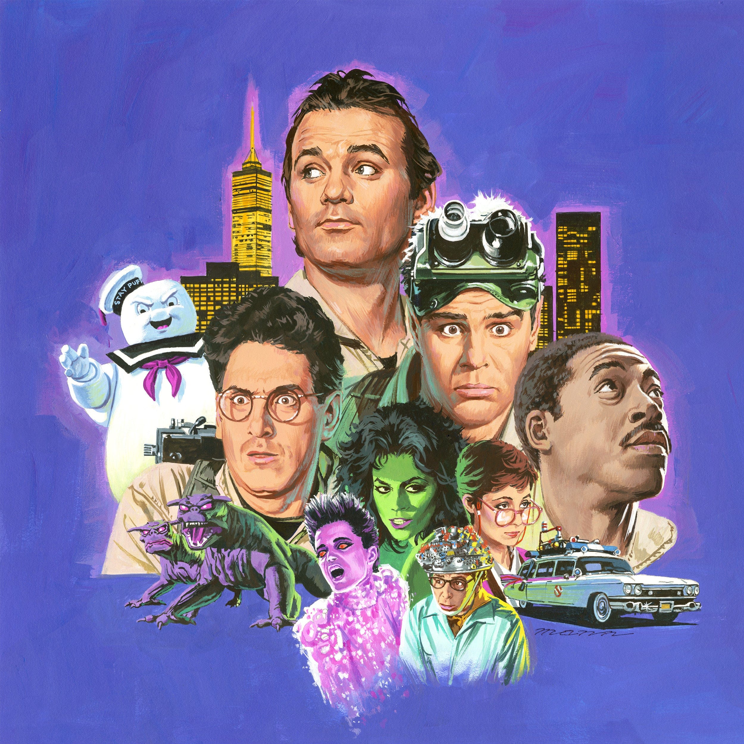 Ghostbusters Original Motion Picture Score 2XLP Vinyl Record – Perfect for Movie Nights, Collectors & 80s Music Fans