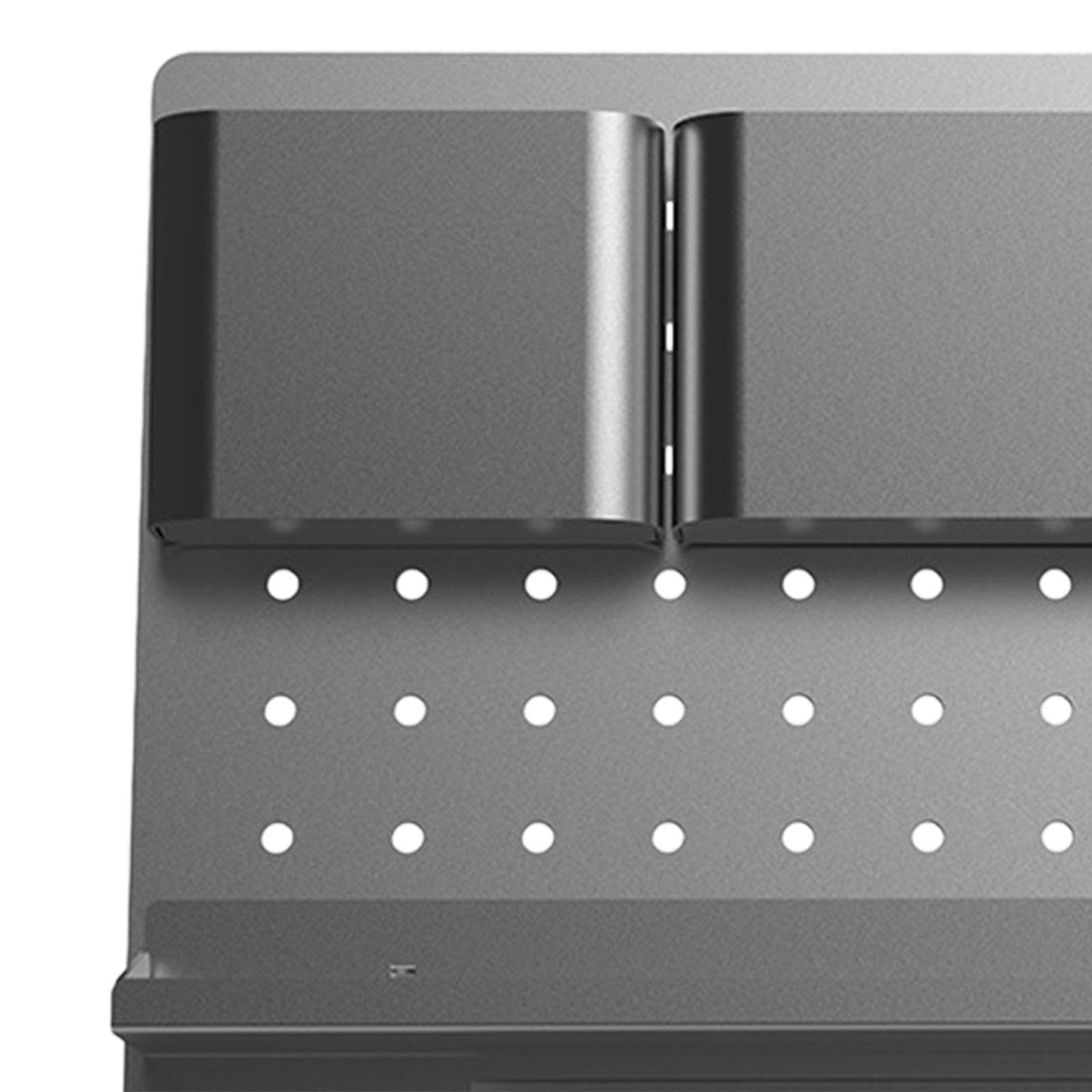 Qialexicon Desk Organizer - Wooden Stationery Storage Box with 6 Compartments, Office & Vanity Table Accessories for Pens, Pencils, Makeup Brushes - Perfect for Home Office, Study Desk & Bedroom Organization