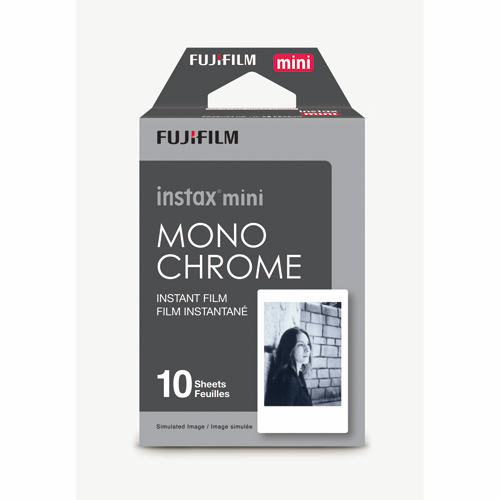 Fujifilm Instax Mini Monochrome Instant Film - ISO 800 Black & White Pack for Instant Cameras | Perfect for Parties, Travel & Scrapbooking Memories