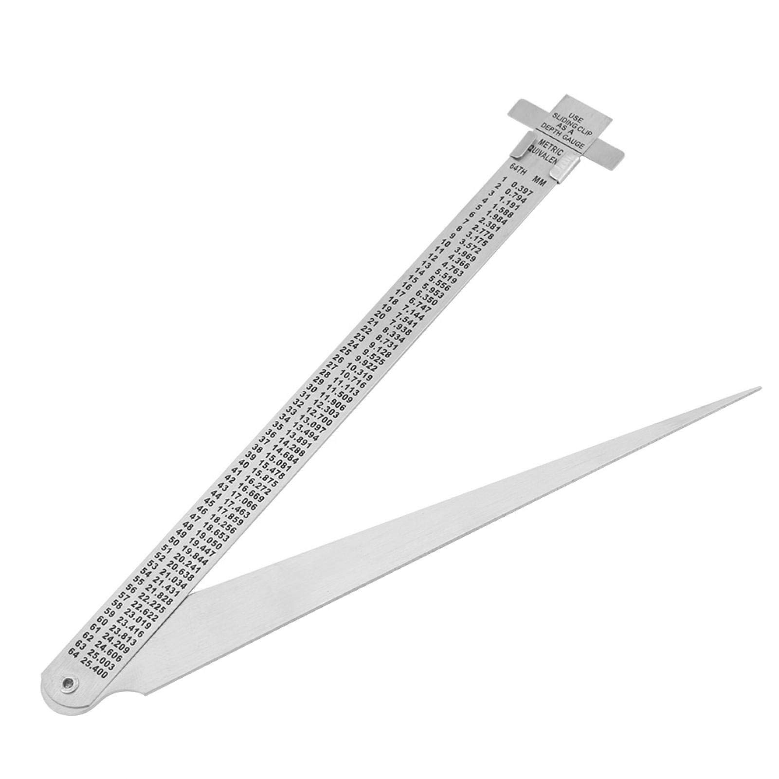Gap Gage - Precision Stainless Steel Depth Gauge Tool (0-6