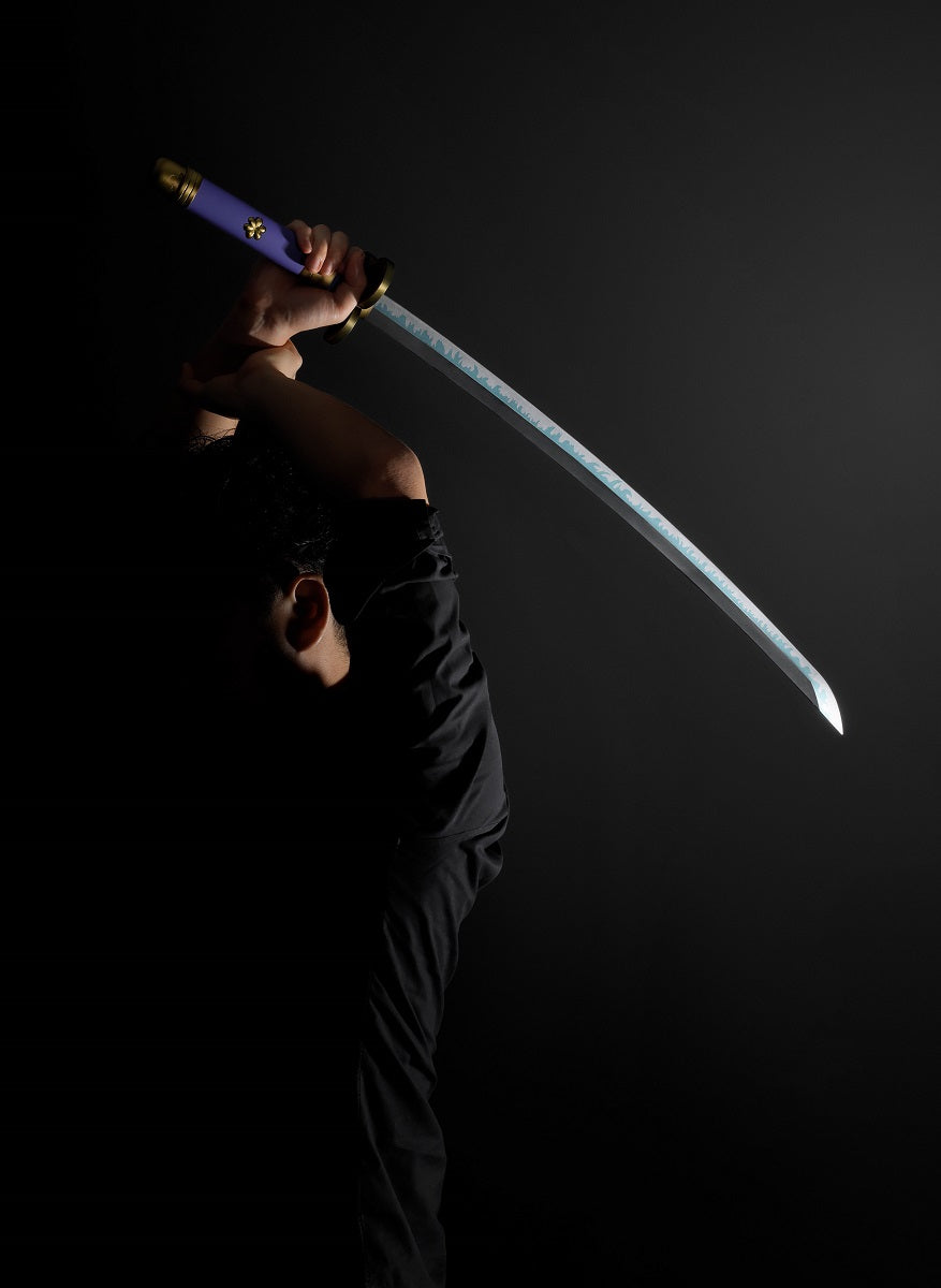 Bandai PROPLICA One Piece Roronoa Zoro Three Sword Style Replica Set - Wado Ichimonji, Sandai Kitetsu & Enma - Anime Cosplay, Collection Display & Gift for Fans