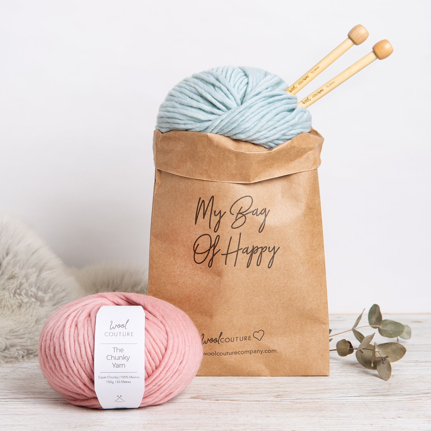 DIY Knitting Kit for Cushion Covers - Soft Yarn & Needles Included | Perfect for Home Decor, Gifts & Relaxing Craft Projects