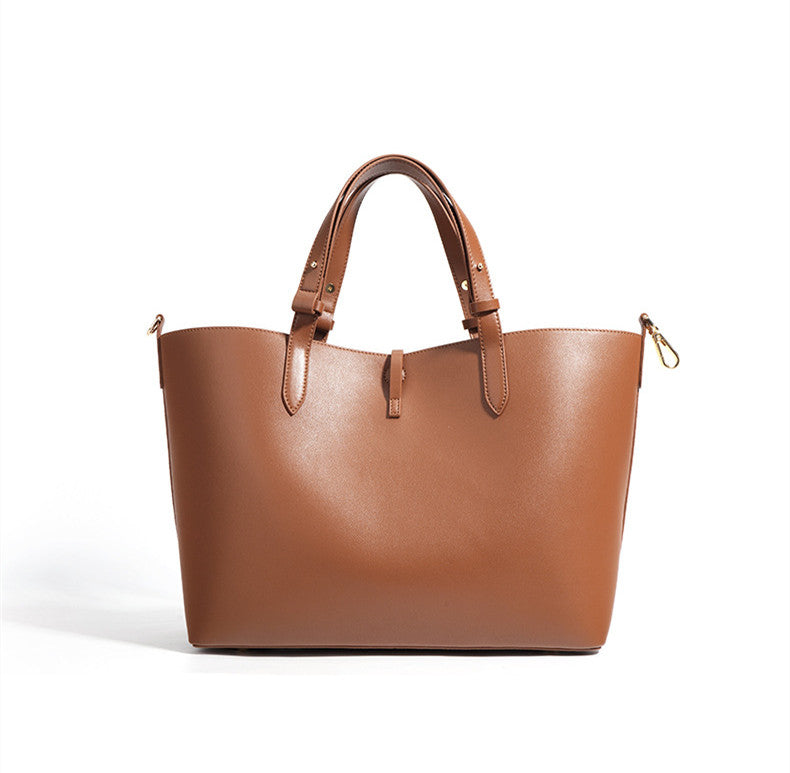Stylish Women's Leather Tote Bag - Premium Genuine Leather Handbag for Work, Travel & Everyday Use | Spacious Designer Shoulder Bag for Office, Shopping & Commuting