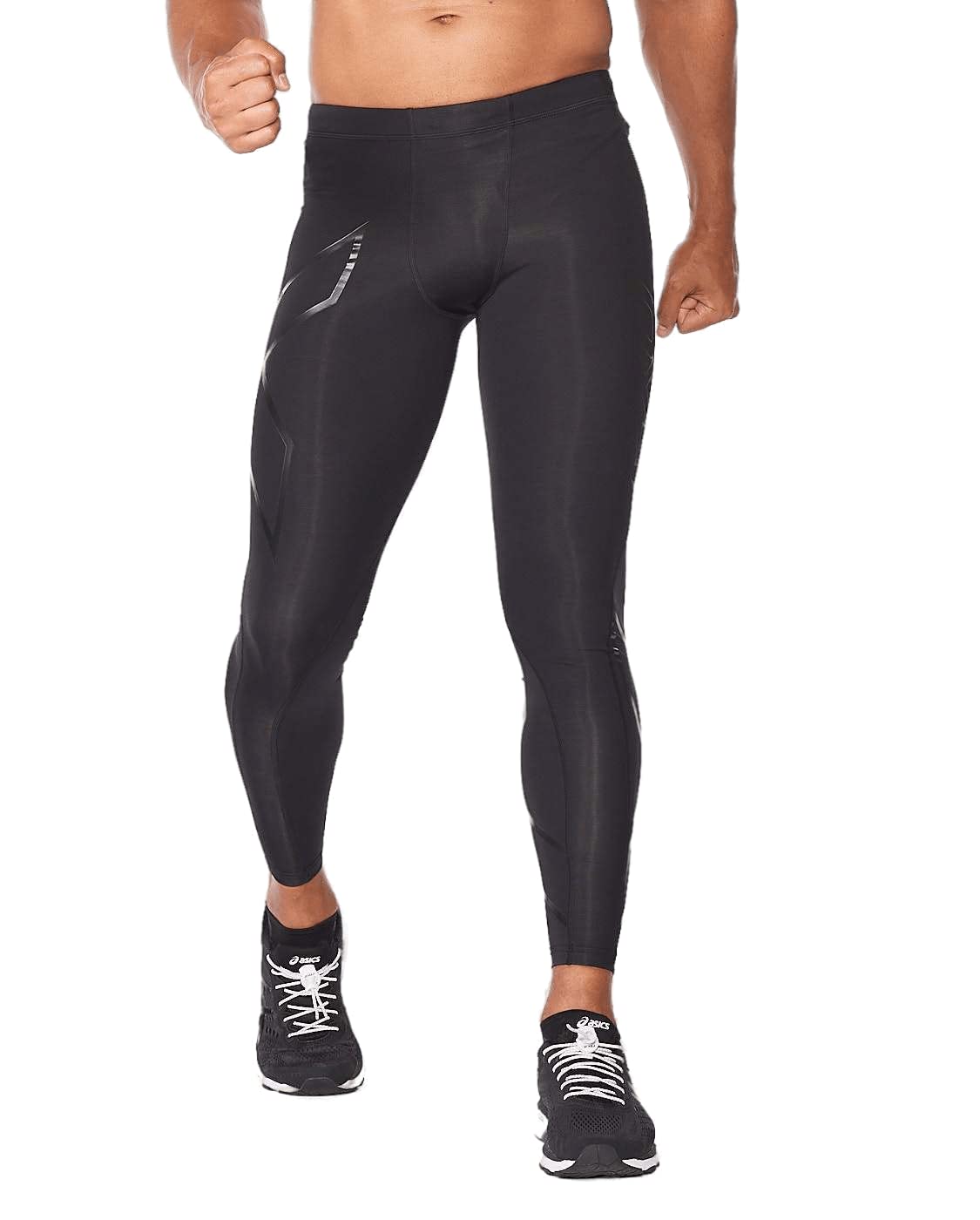 2XU Men's Core Compression Tights for Running & Workout - Performance Enhancing & Muscle Recovery Leggings - Ideal for Gym, Marathon & Athletic Training