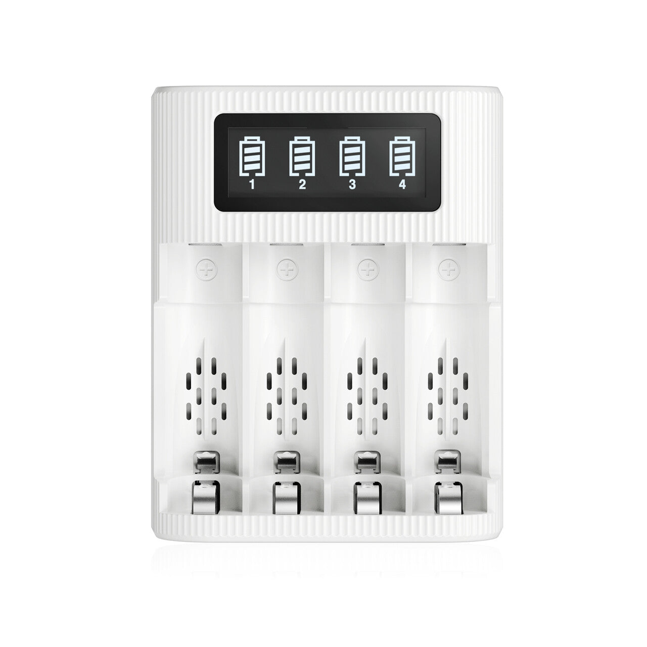 EBL FY 409 4 Bay AA AAA Battery Charger - Fast Charging for Rechargeable Batteries - Perfect for Cameras, Toys, and Electronic Devices