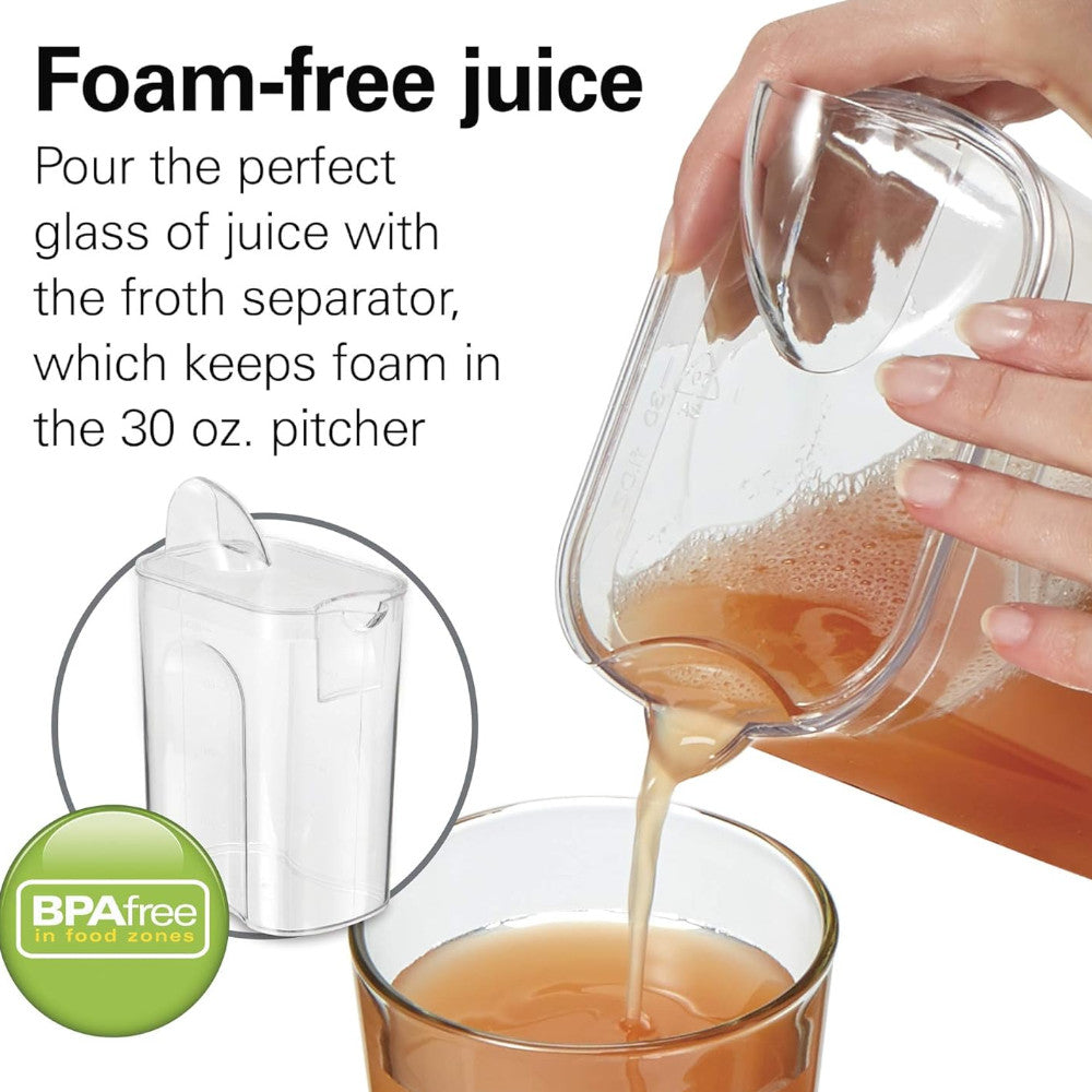 Best Hamilton Beach Whole Fruit Juicer Machine 67840 - Centrifugal Juice Extractor for Fresh Orange, Apple & Carrot Juice - Perfect for Home Kitchen & Healthy Lifestyle