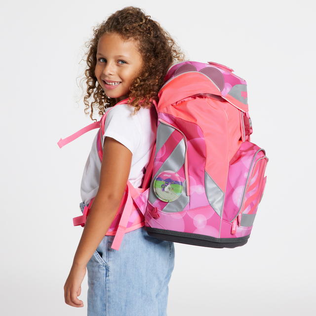Ergobag 6-Piece School Backpack Set - WonBearful Unicorn NEO Edition for Kids | Lightweight, Durable & Water-Resistant | Perfect for School, Travel & Outdoor Adventures