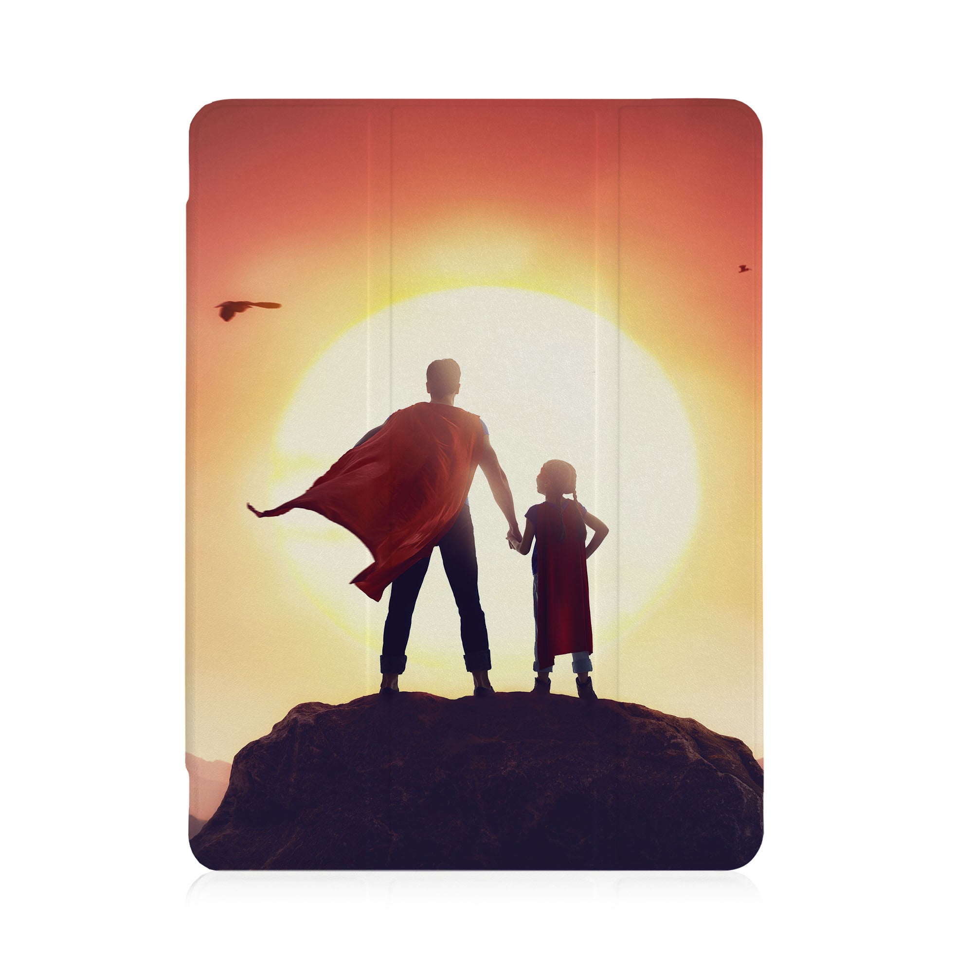 iPad See-Through Case - Slim Clear Protective Cover for iPad Air/Pro/Mini - Perfect Father's Day Gift for Tech Lovers (Home, Office & Travel Use)