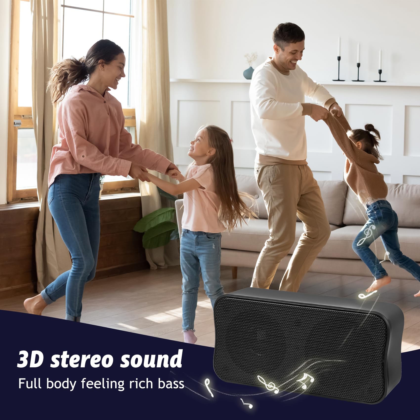 Portable USB Mini Computer Speaker Bar - Plug & Play Laptop Sound Bar for Desktop PC, Home, Office & School | Compact USB Speakers for Enhanced Audio in Work, Study & Entertainment