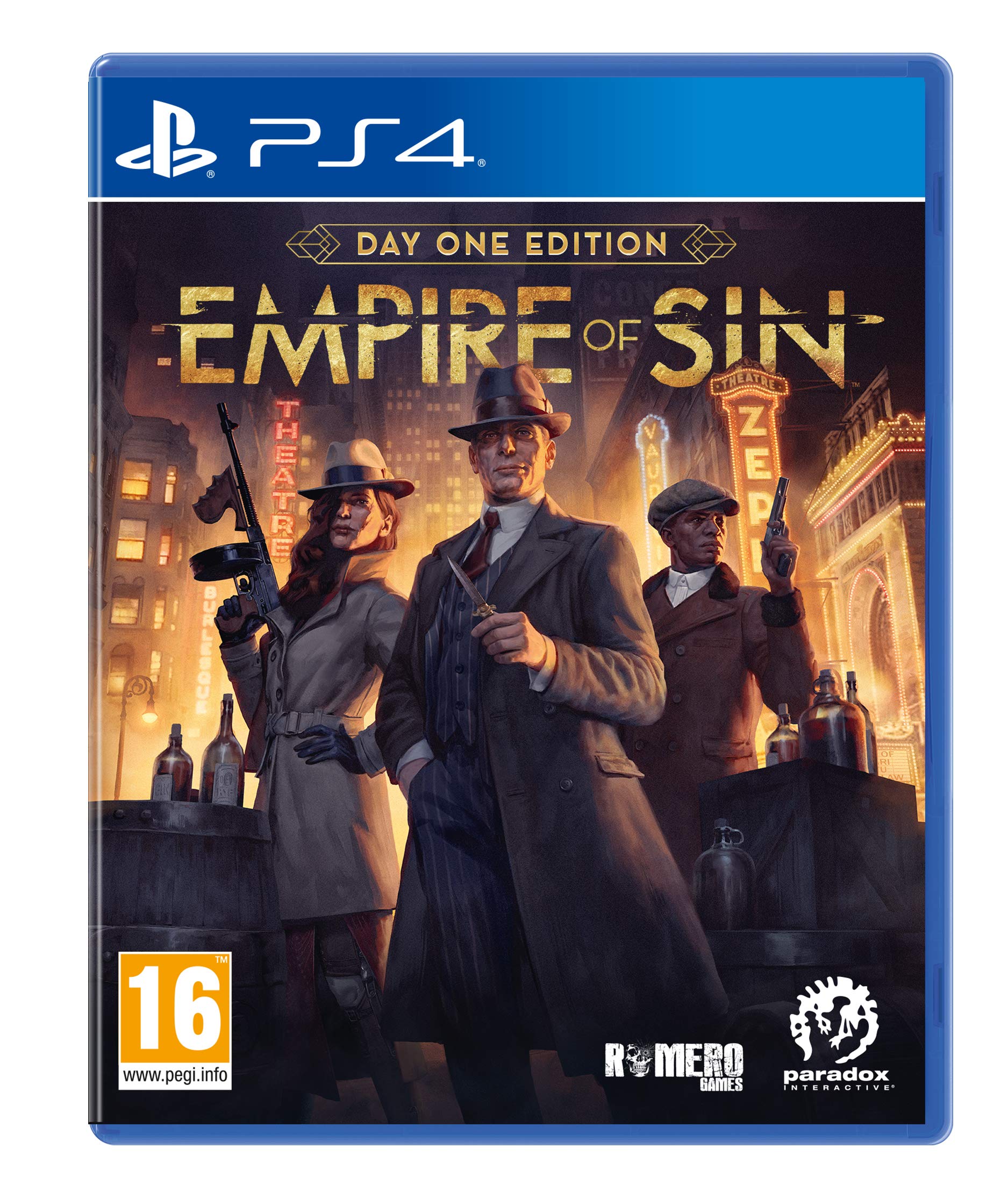 Empire of Sin PS4 Game - Crime Strategy RPG for PlayStation 4 | Build Your Criminal Empire in 1920s Chicago