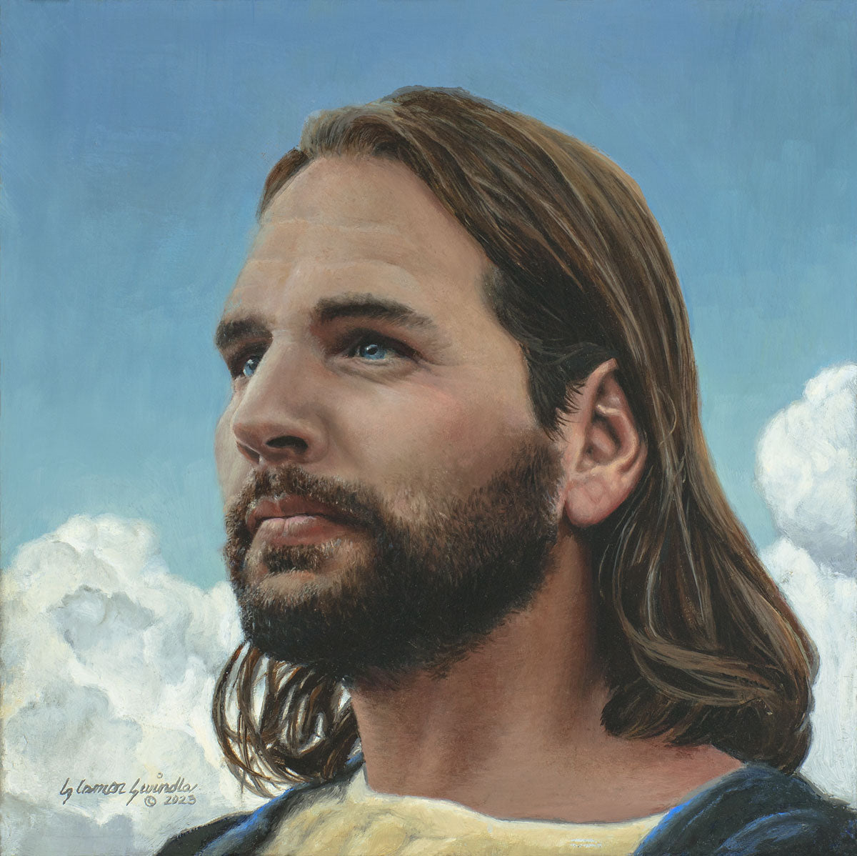 Beautiful Son by Liz Lemon Swindle - Inspirational Christian Art Print for Home, Office & Church Decor - Perfect for Gifts & Spiritual Uplifting