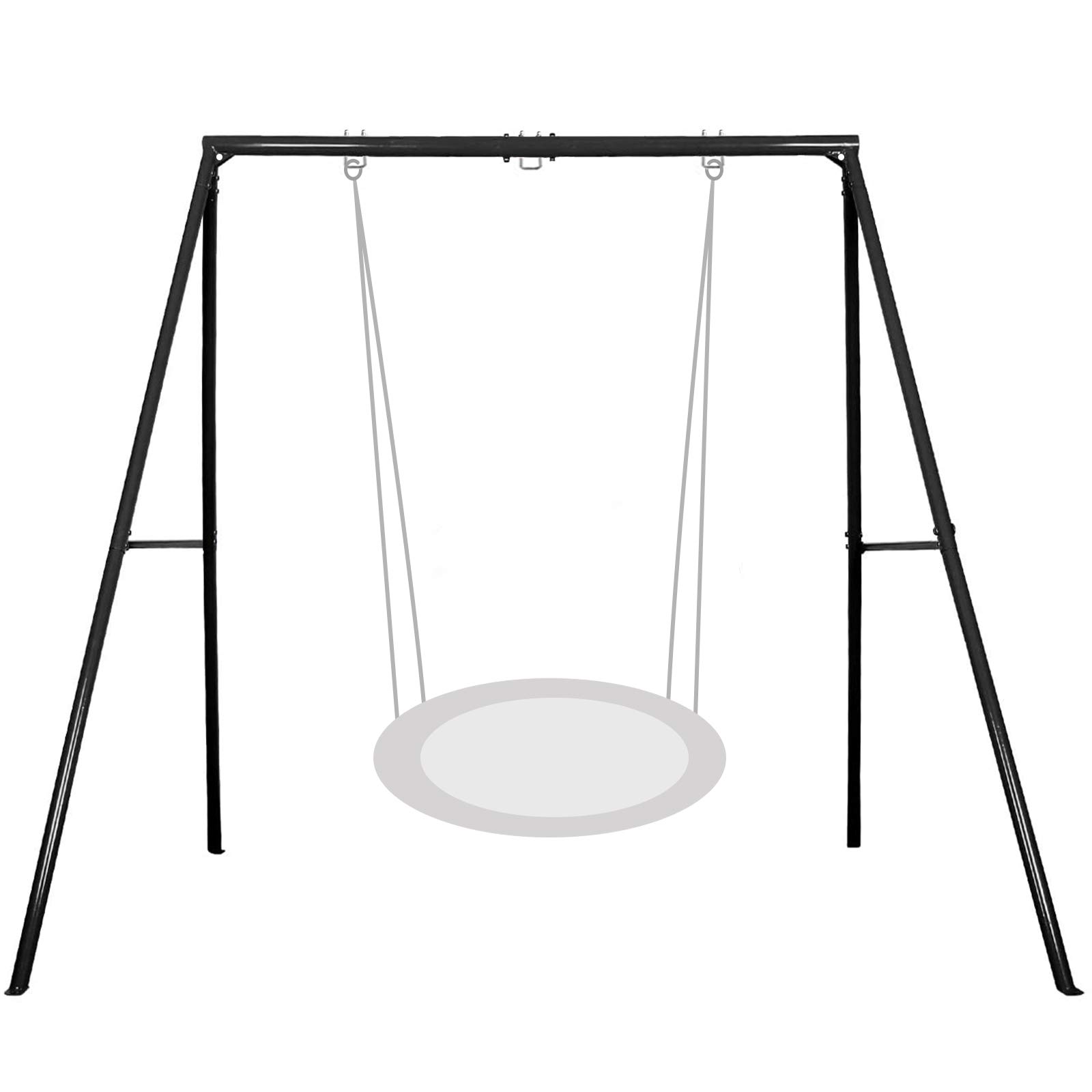 IKARE Heavy Duty Metal Swing Frame - Extra Large Swing Stand for Kids & Adults, 440 LB Weight Capacity, Fits Most Swings - Perfect for Indoor/Outdoor Play, Backyard, Garden & Playground Fun