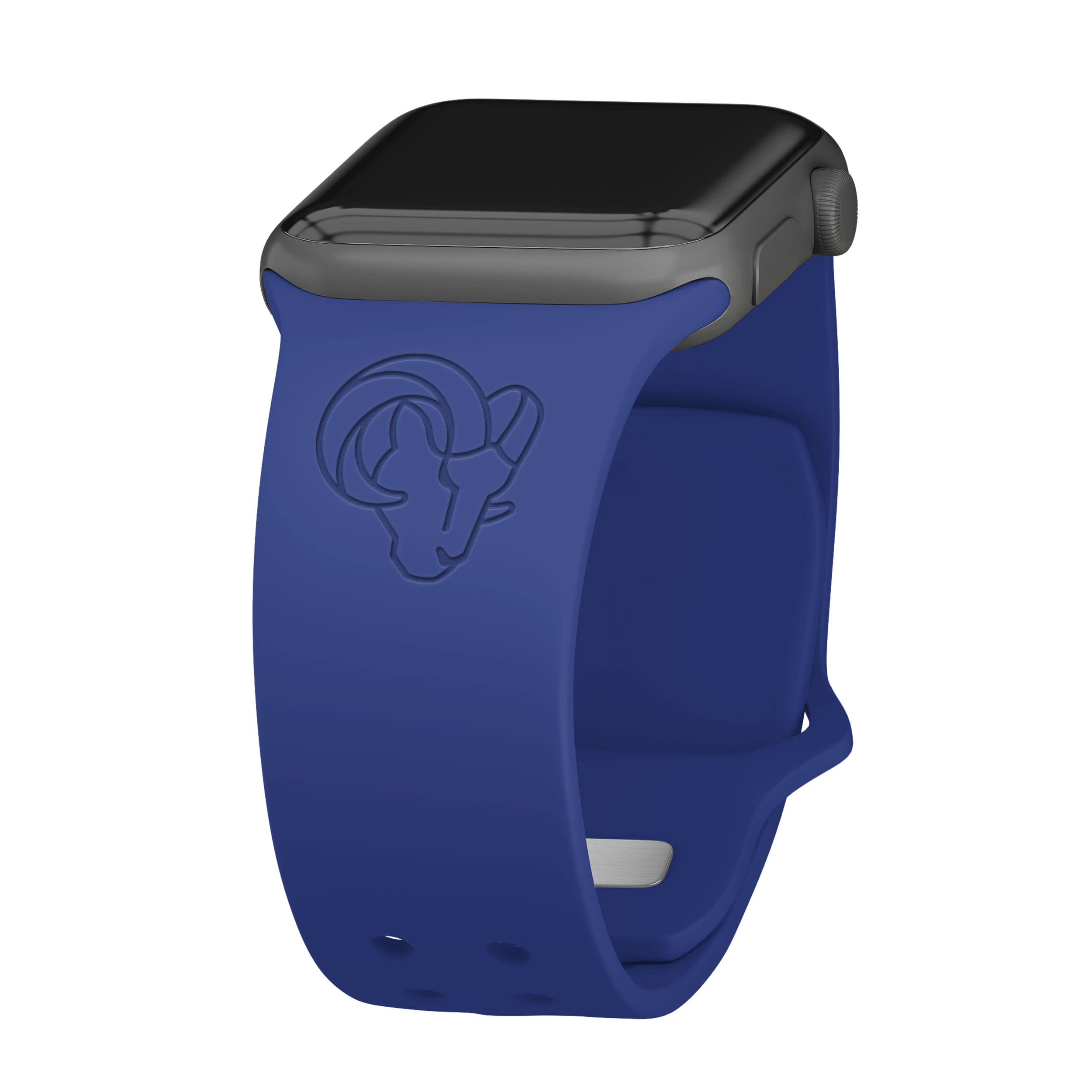 Rams Engraved Silicone Apple Watch Band 38/40mm - Game Day Accessory