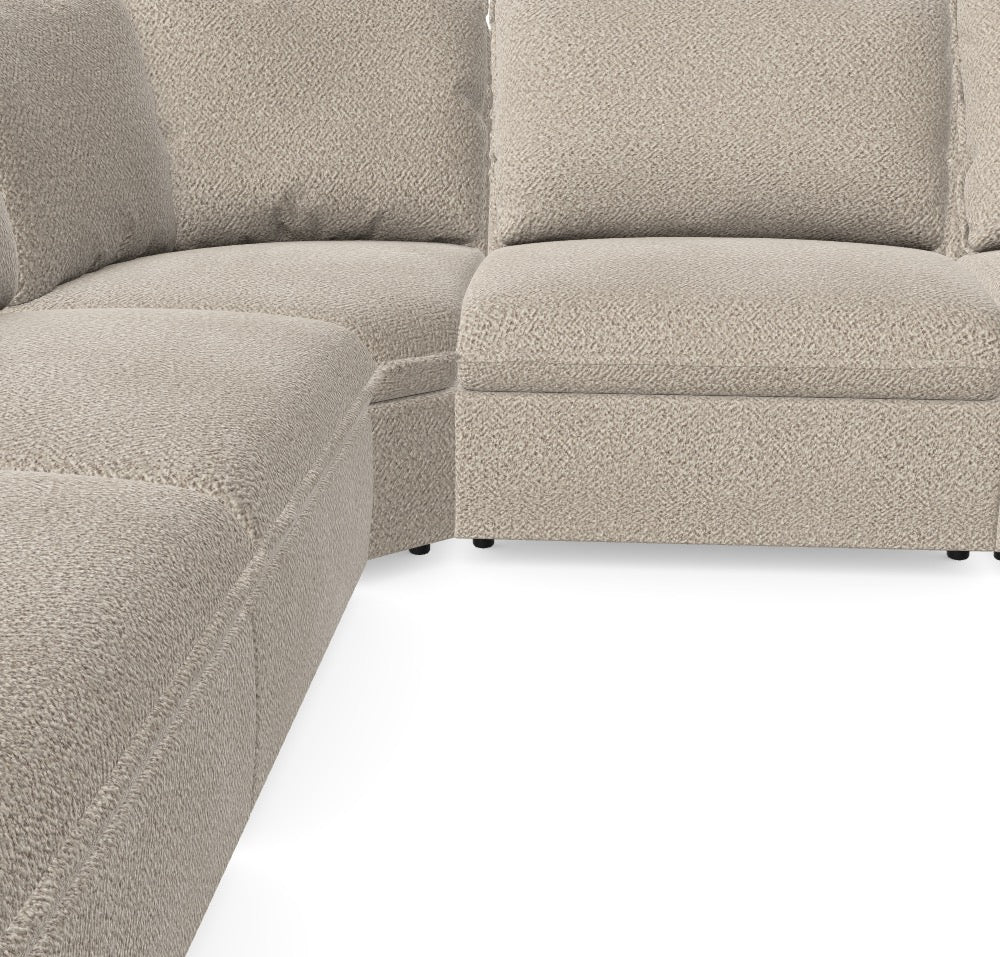 Love Story Modular Sectional Sofa - Custom Design (Ref: M_SM9VNX) - Perfect for Living Room, Lounge & Family Gatherings