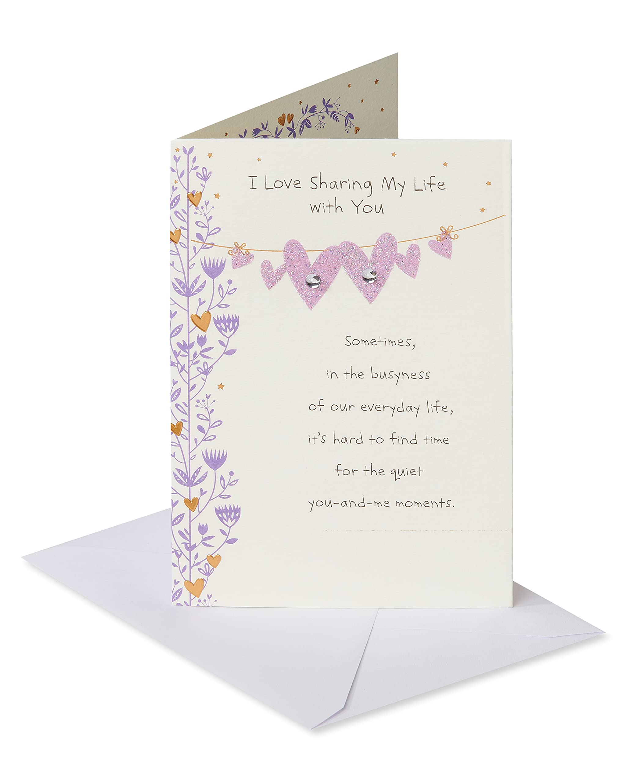 Romantic Birthday Card for Couples - American Greetings You-And-Me Moments - Perfect for Anniversaries, Valentine's Day & Special Occasions