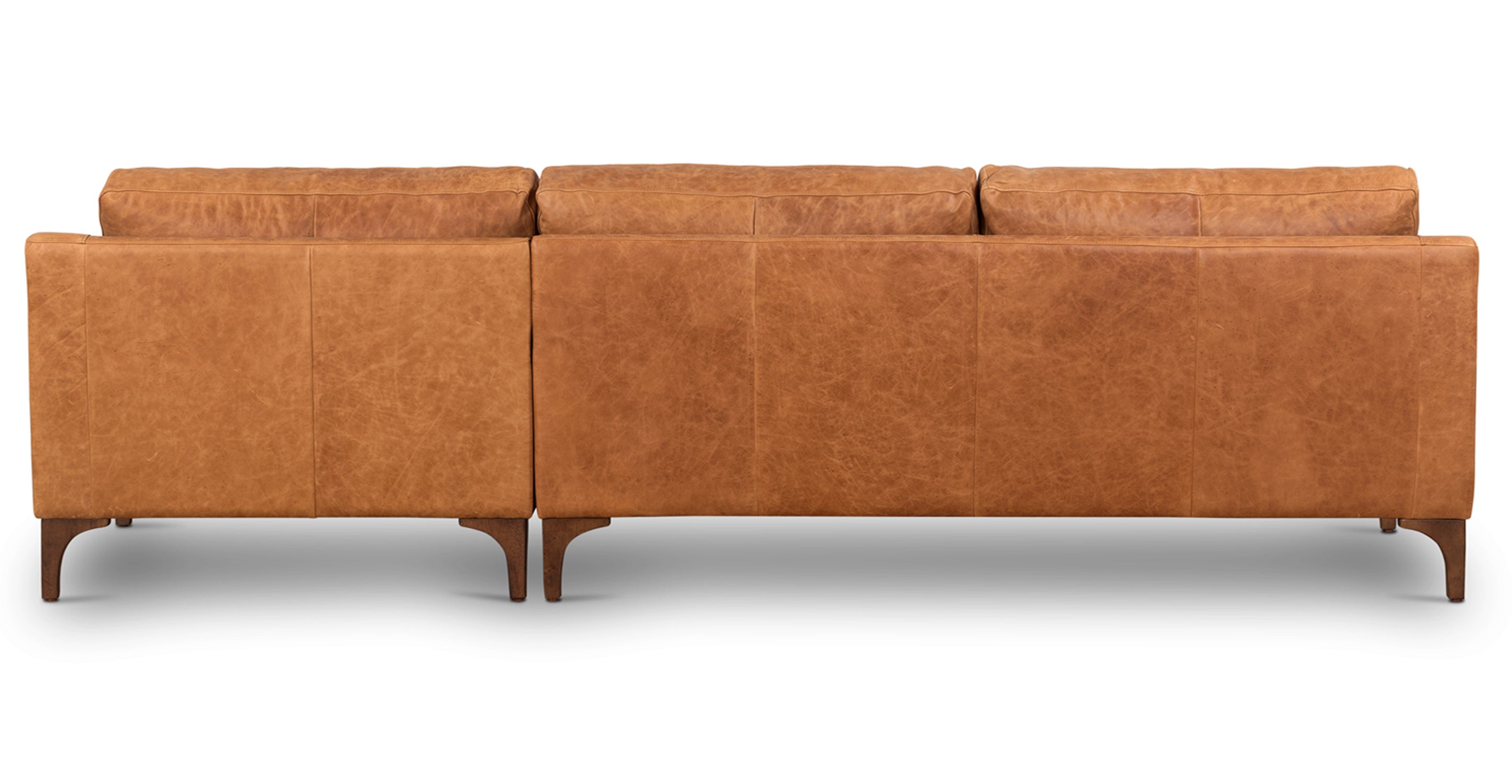 Sorrento Right Facing Sectional Sofa - Modern L-Shaped Couch with Reversible Chaise for Living Room, Family Room & Home Theater