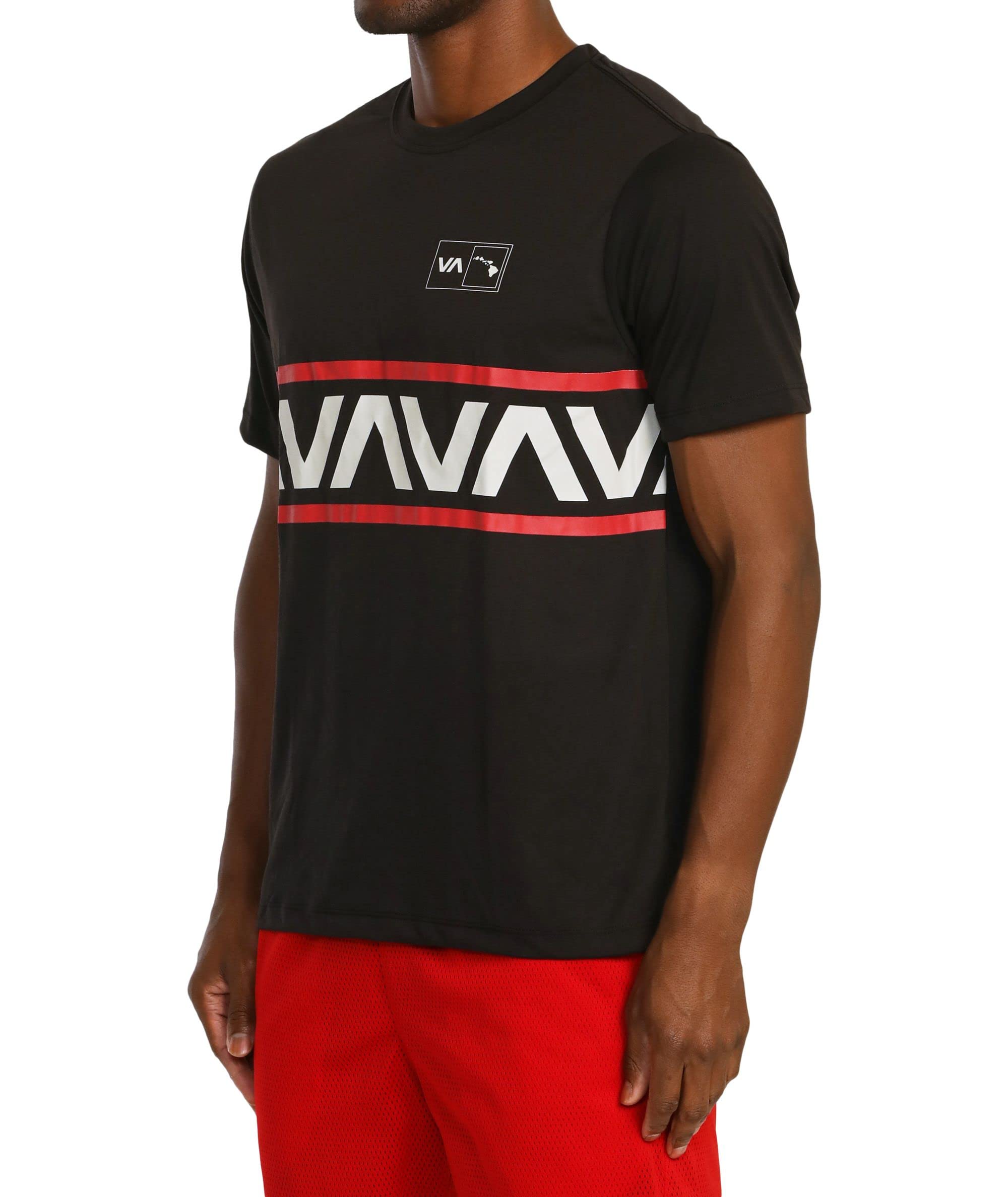 RVCA Men's Sport Hawaii T-Shirt - Comfortable & Stylish Casual Wear for Surfing, Beach & Outdoor Activities