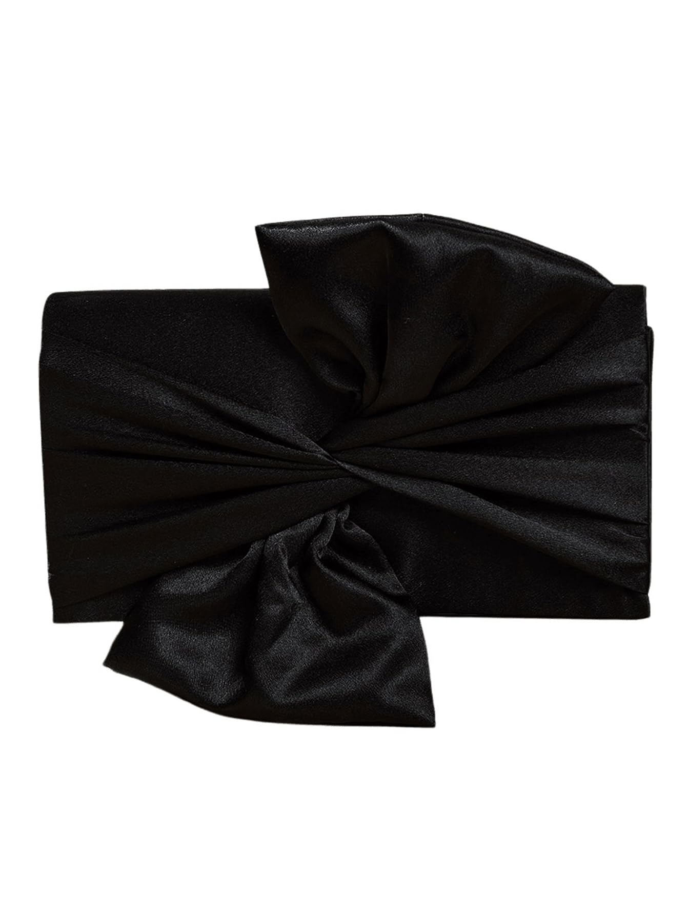 Verdusa Women's Twist Satin Clutch Evening Bag - Elegant Crossbody Purse for Party, Wedding & Formal Events | Perfect for Cocktail Dresses & Night Out Accessories