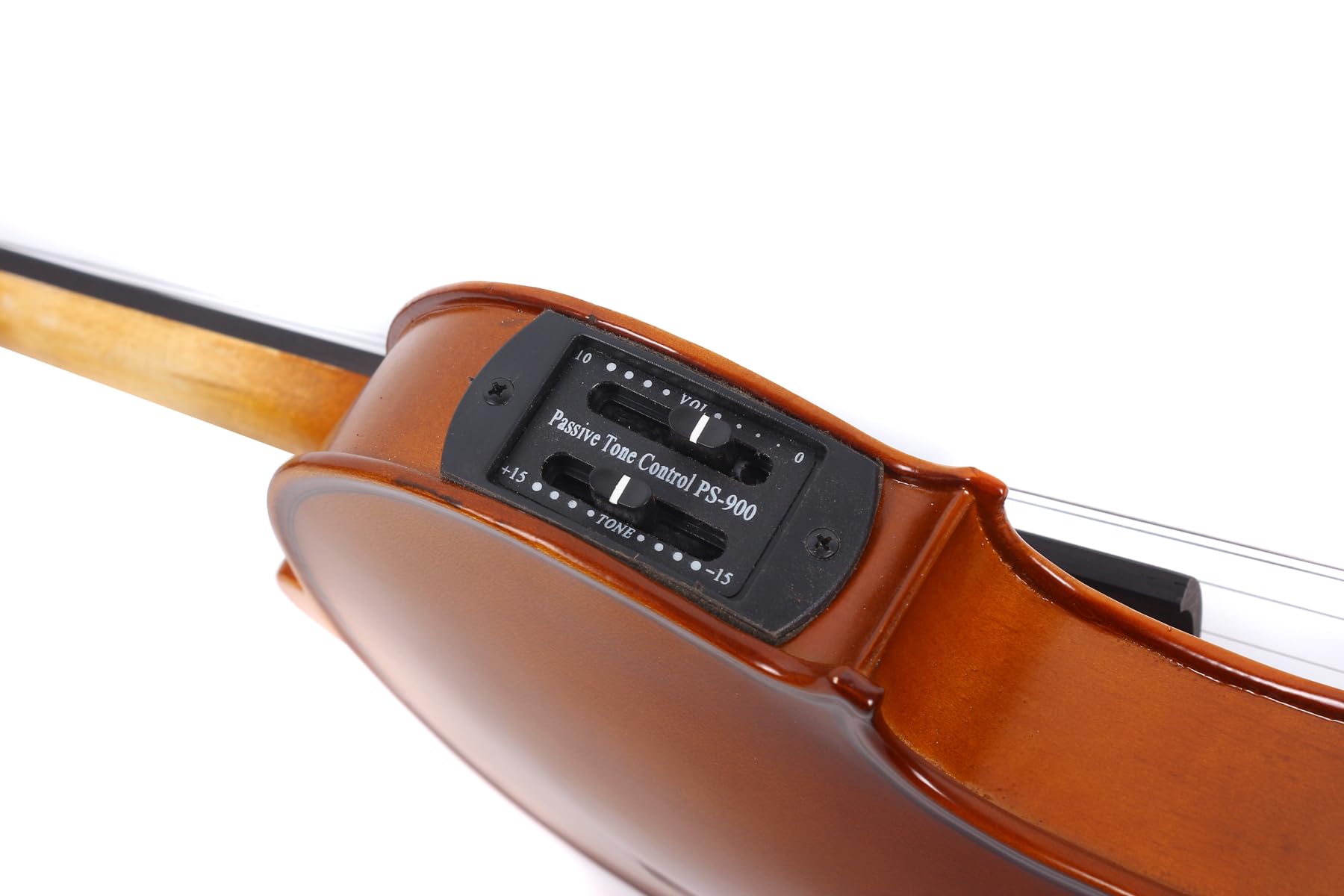 **4 String Acoustic Electric Viola - 16 Inch Solid Maple & Spruce Handmade with Ebony Fittings - Natural Finish | Perfect for Performances, Practice & Studio Recording**