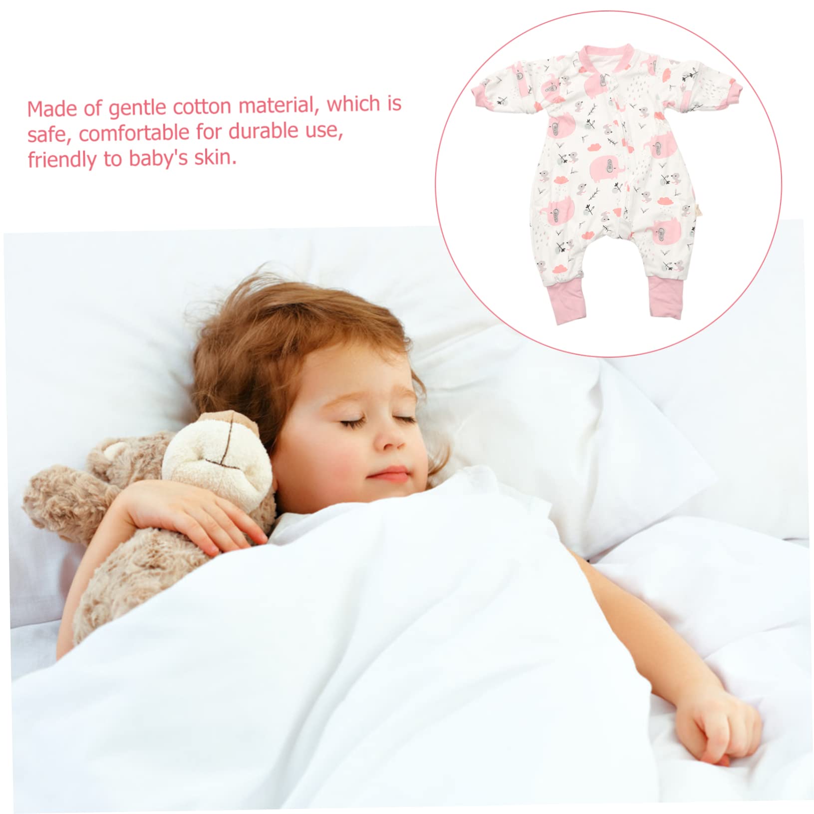 Wakauto 4-Piece Thickened Wearable Baby Blanket Set - Soft Cotton Newborn Blankets for Sleeping, Swaddling & Travel - Cozy Infant Wearable Blankets for Boys & Girls