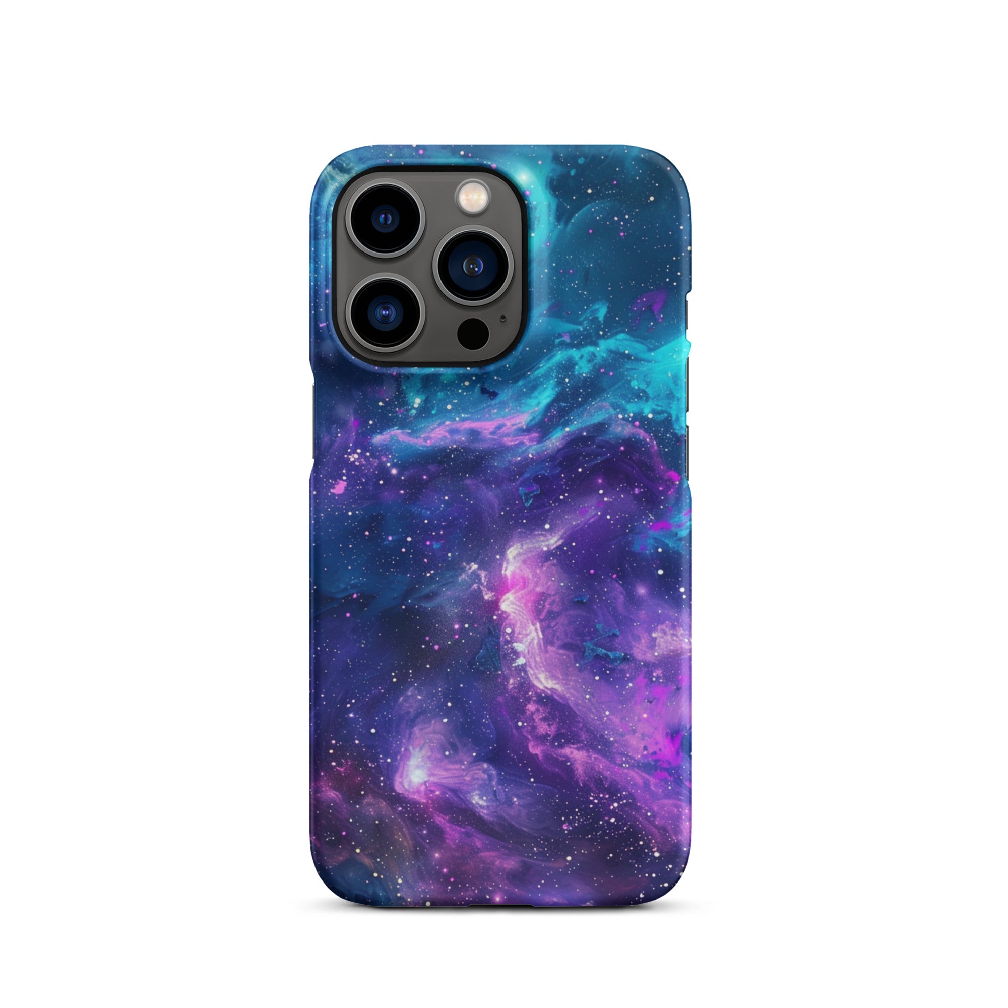 Premium Galaxy 1 Snap Case for iPhone 13/14/15 Pro Max - Slim Protective Phone Cover with Anti-Scratch Design | Perfect for Everyday Use, Travel & Outdoor Activities