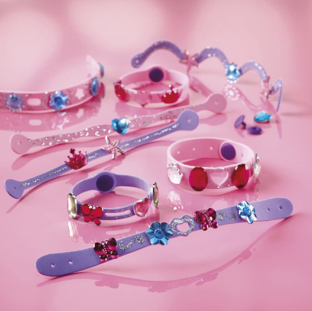 DIY Bracelet Making Kit for Kids & Adults - 500+ Beads, Charms & Elastic Strings - Creative Jewelry Craft Set for Parties, Gifts & Arts & Crafts Projects