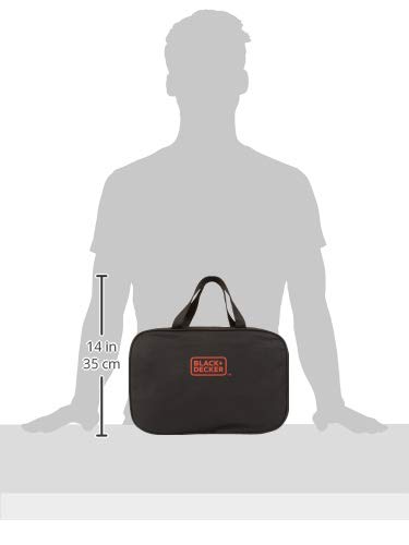 BLACK+DECKER 8V MAX Cordless Drill & 57-Piece Household Tool Kit with Storage Bag (BDCD8PK) - Perfect for DIY Home Repairs, Furniture Assembly & Small Projects