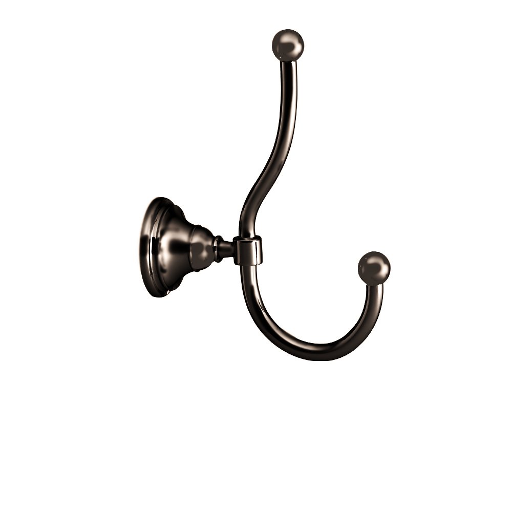 Jado 042/010/105 Hatteras Robe Hook in Old Bronze - Vintage Style Bathroom & Bedroom Wall Hook for Towels, Robes & Hats