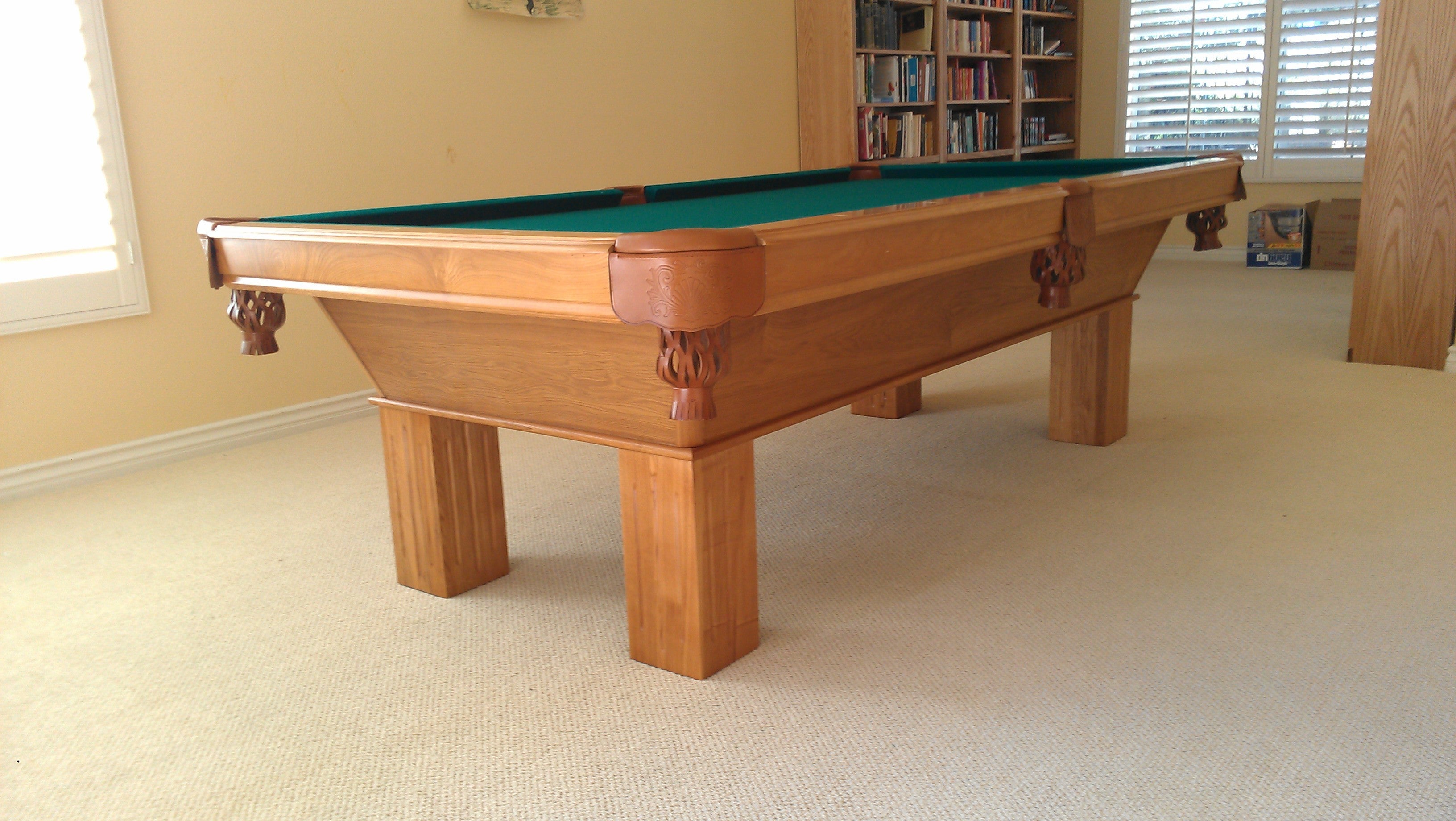 Olhausen Southern Pool Table - Professional 8-Foot Billiard Table for Home & Game Room - Perfect for Family Fun & Entertainment