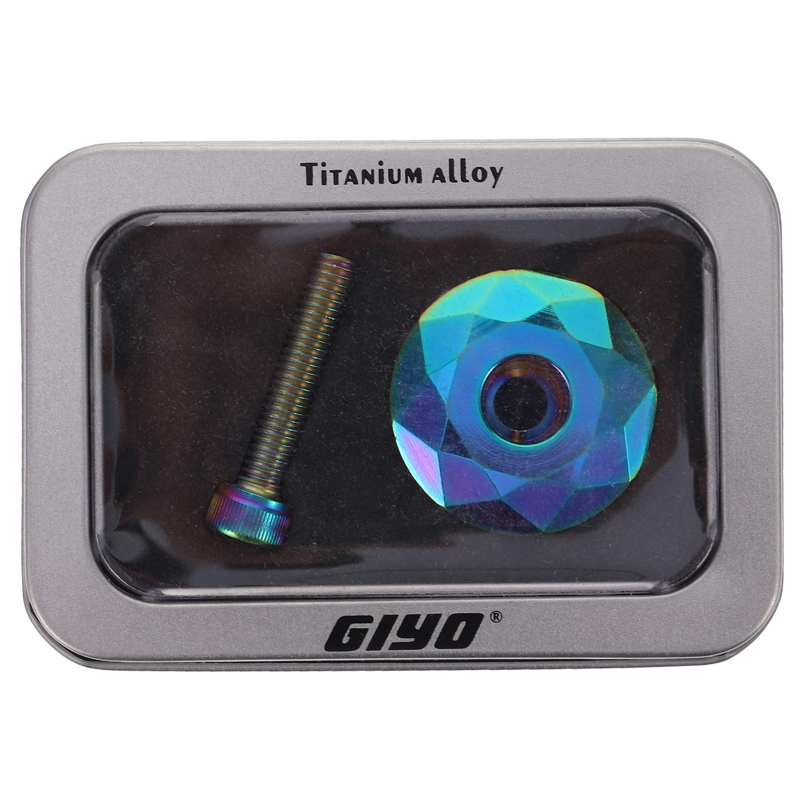 BESPORTBLE Aluminum Alloy Bike Stem Top Cap Set - Durable MTB & Road Bike Headset Cover for Mountain & Front Fork - Colorful Cycling Accessories for Enhanced Bike Performance & Style