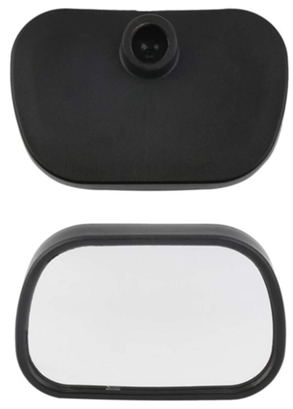 Baby Car Mirror for Rear Facing Car Seat - Shatterproof Adjustable 360° Rearview Mirror with Wide Clear View for Infant Safety | Perfect for Backseat Monitoring During Road Trips & Daily Commutes (Black)