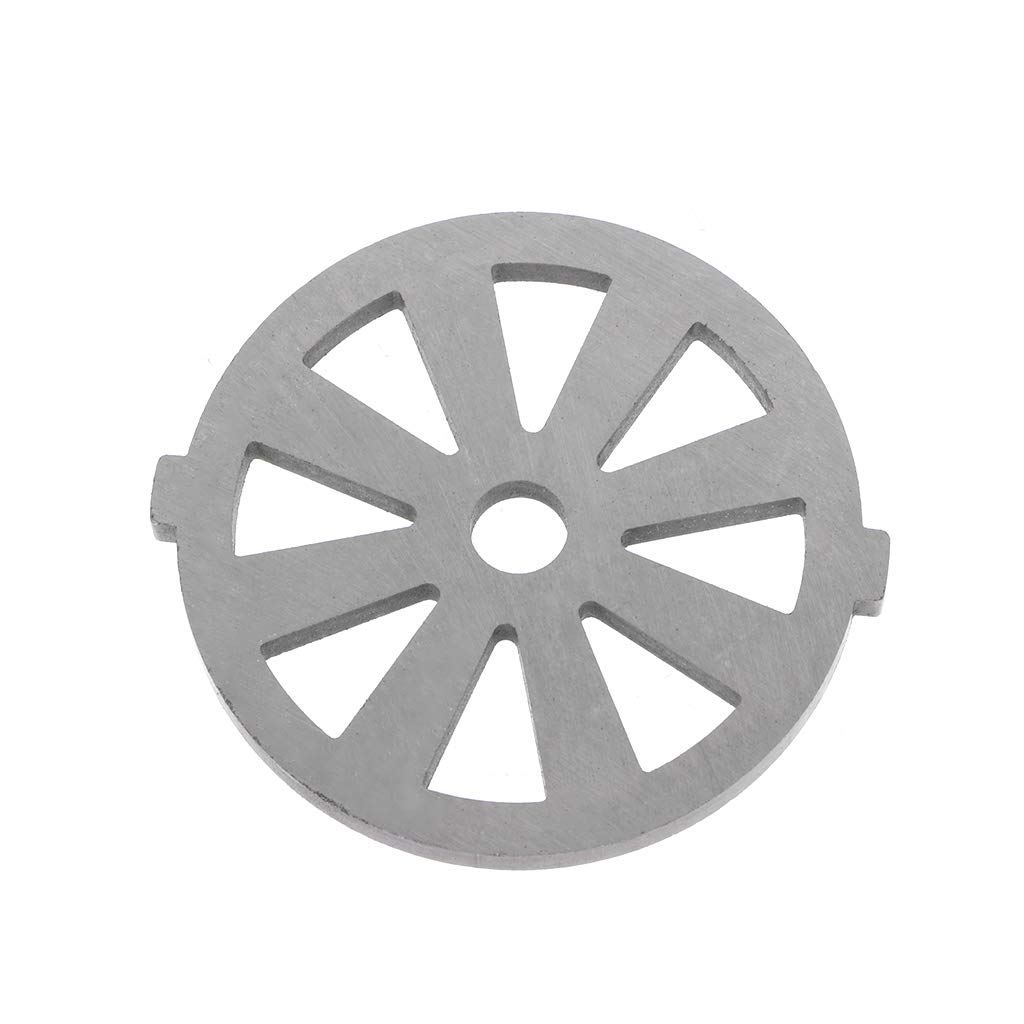 Jackyee Stainless Steel Meat Grinder Plate & Knife Set - Replacement Parts for Meat Grinders - Durable Hole Plate & Net Knife for Home Kitchen & Commercial Use - Perfect for Grinding Beef, Pork, Sausage & Pet Food