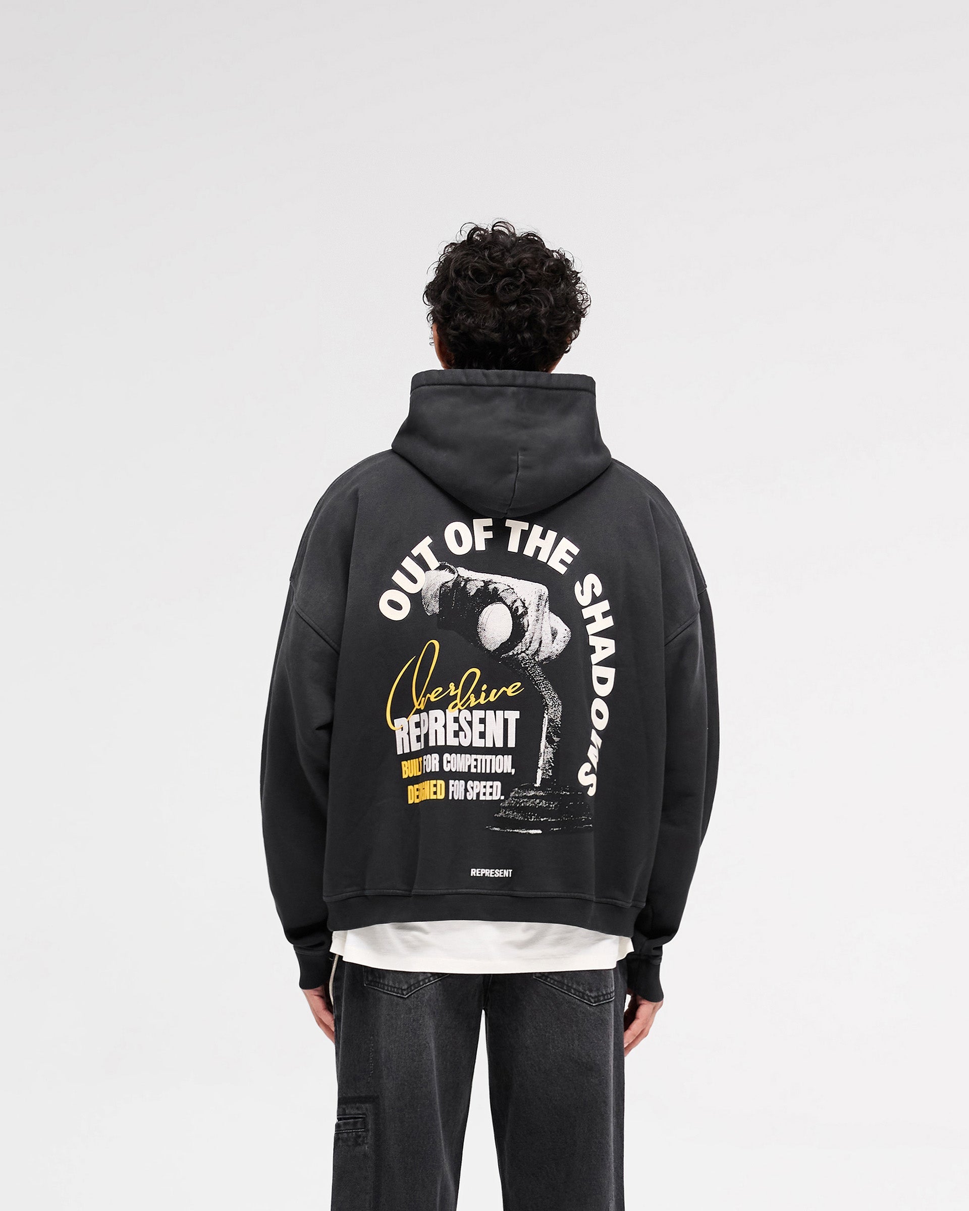 Out Of The Shadows Hoodie - Stained Black | Trendy Streetwear for Men & Women | Perfect for Casual Wear, Gym, and Outdoor Activities