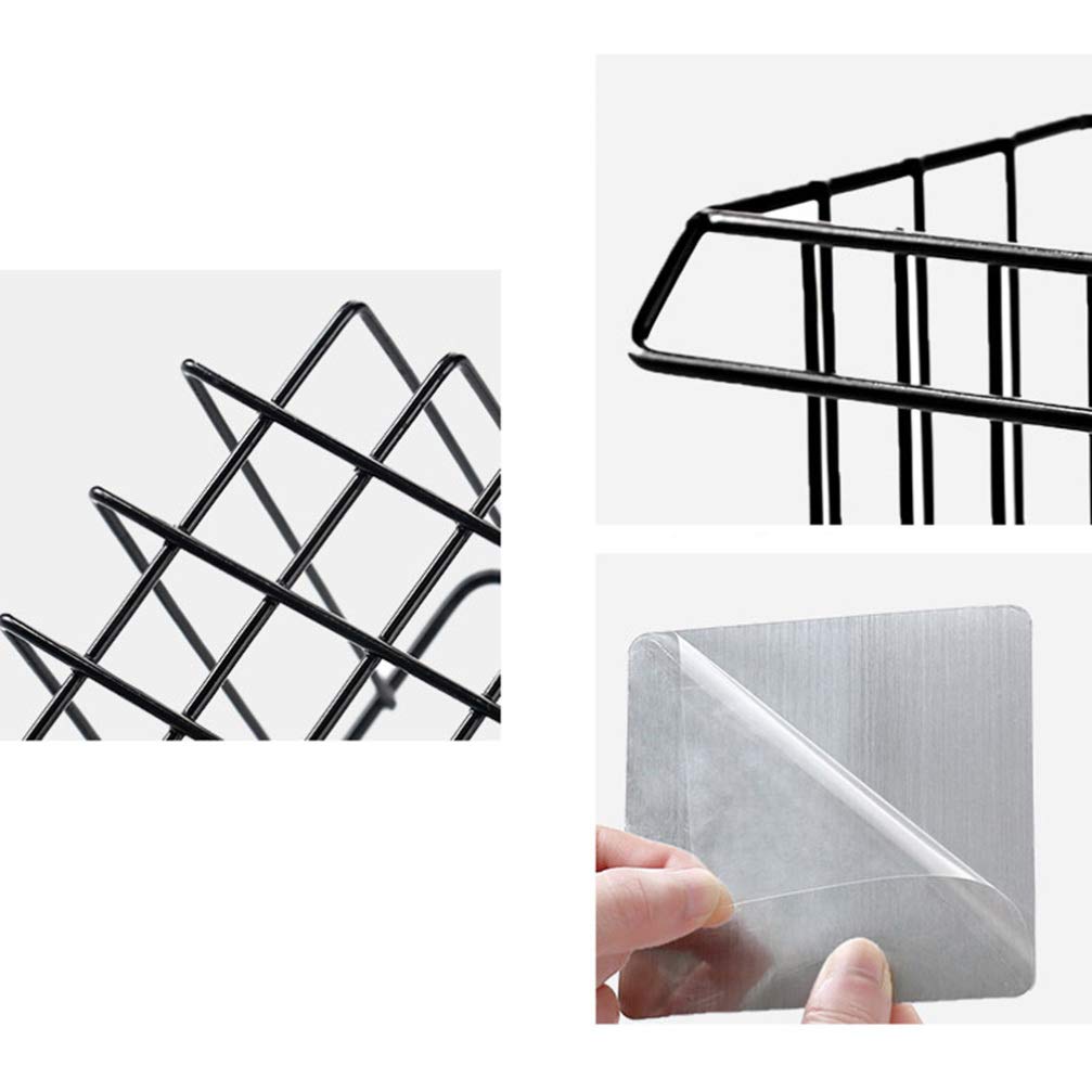 Stainless Steel Kitchen Sponge Holder & Drain Rack - Wall Mounted Organizer for Sponges, Brushes & Cleaning Tools | Perfect for Small Spaces, Under Sink Storage & Kitchen Organization
