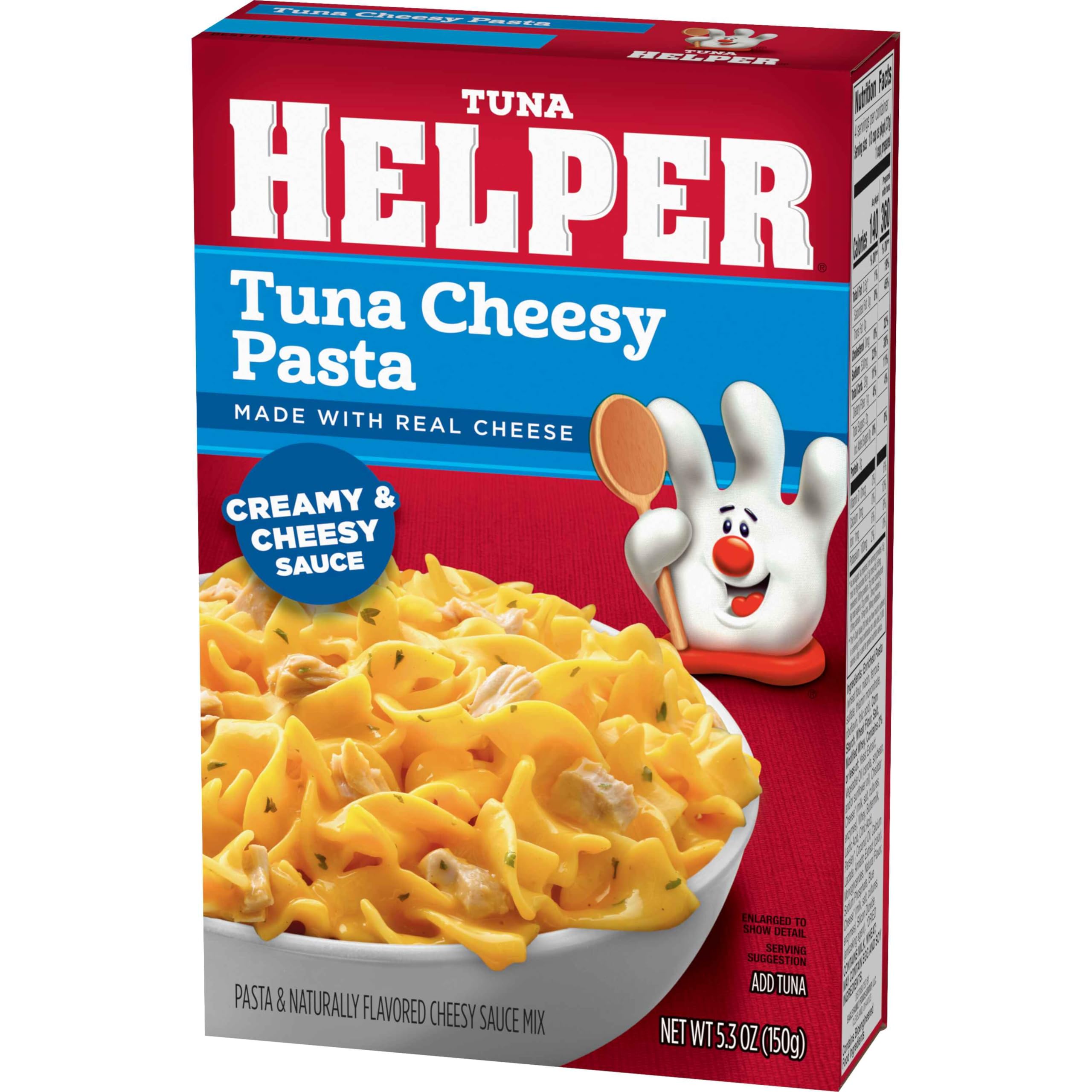 Tuna Helper Cheesy Pasta - 5.3 Oz (Pack of 12) | Easy Cheesy Tuna Casserole Mix | Quick Family Dinner & Meal Prep Solution