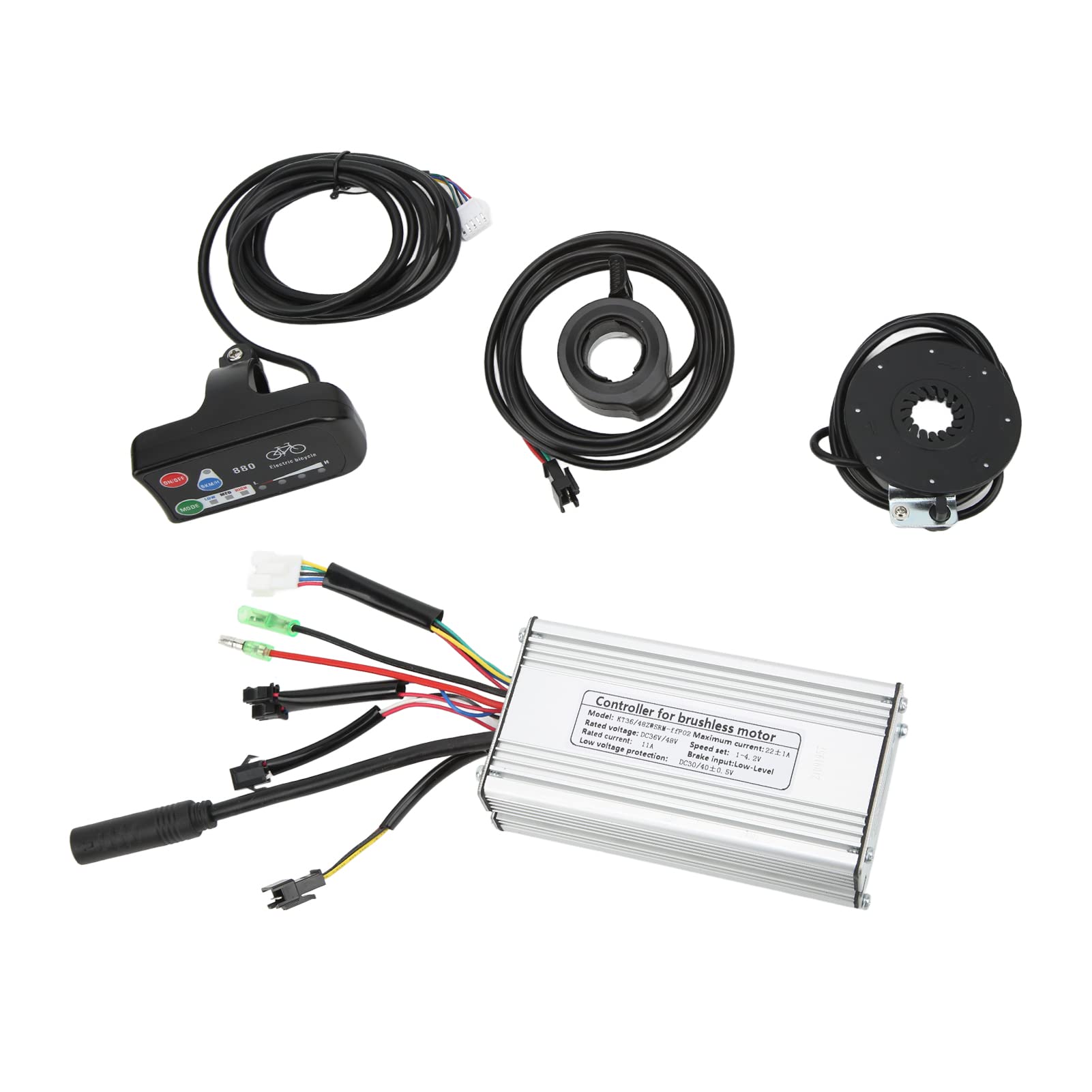 Jovenn 36V 48V Brushless Motor Controller Kit - High Performance Electric Bike & Scooter Controller with Heat Dissipation Grooved Design | Perfect for E-Bike Upgrades & DIY Electric Vehicle Repairs
