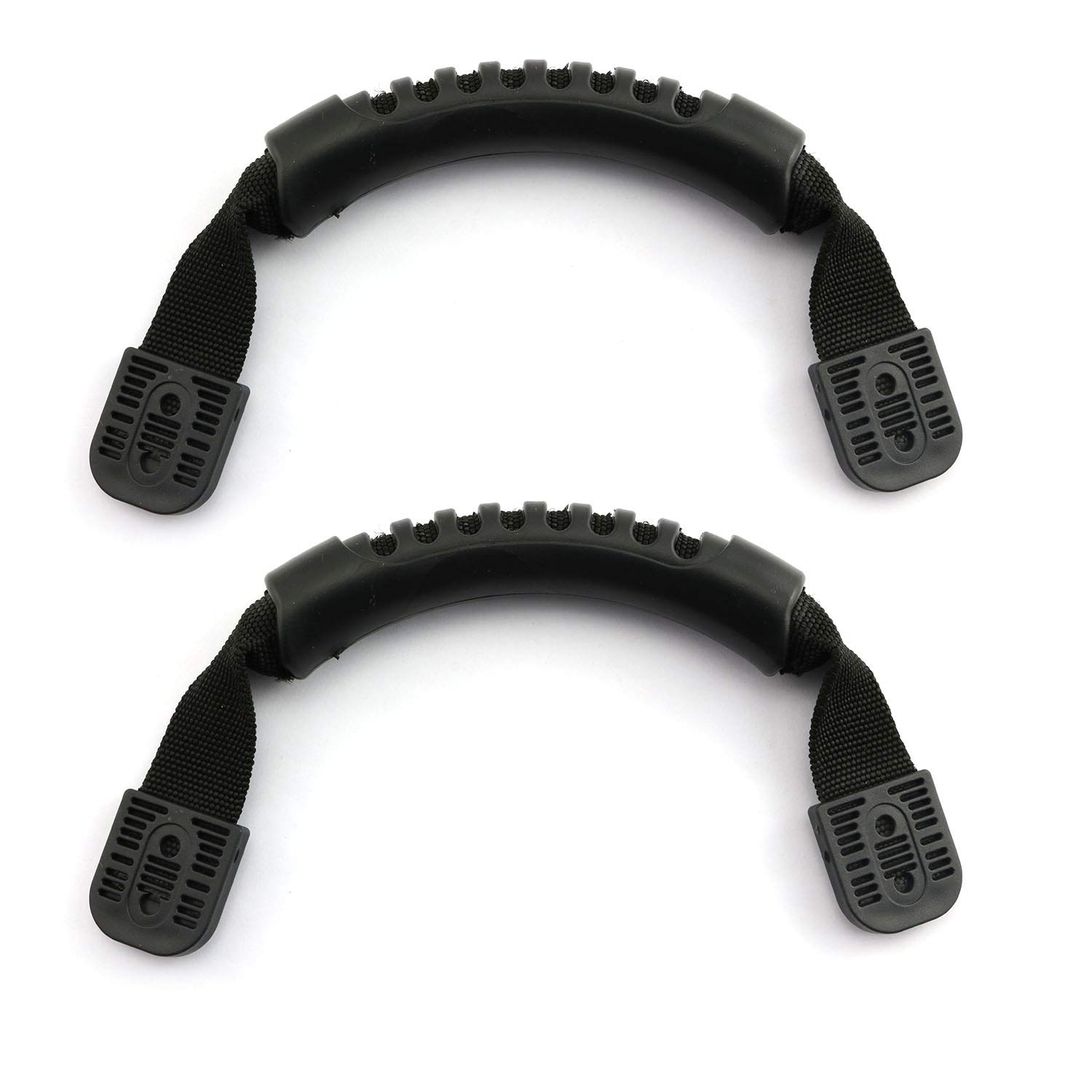 Tegg 2PCS Black Kayak Canoe Carry Handles with Hardware - Soft Grip Side Mount Handles & Durable Webbing for Easy Transport - Perfect for Kayaks, Canoes, Suitcases and Outdoor Gear