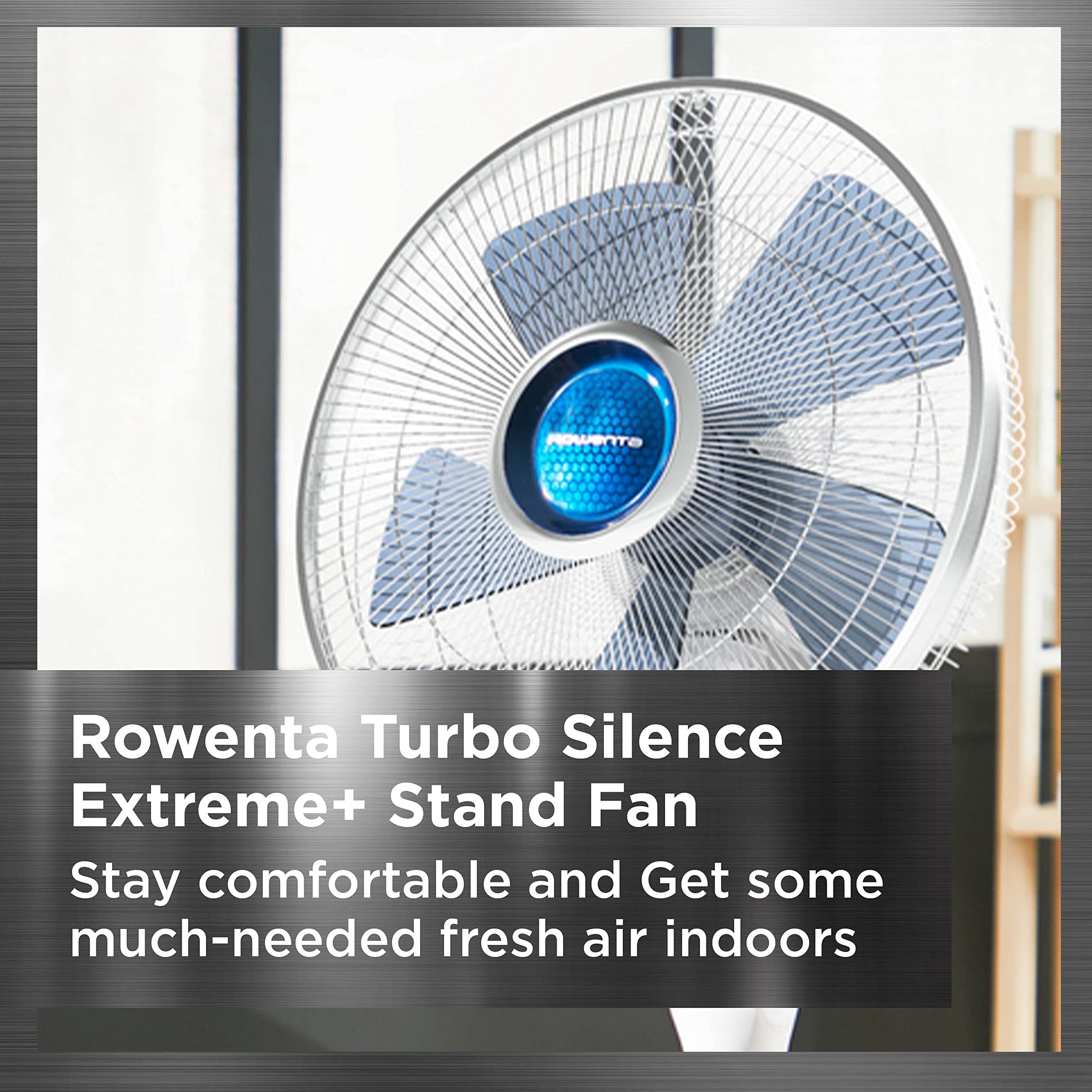 Rowenta Turbo Silence Extreme+ Stand Fan - Powerful 60
