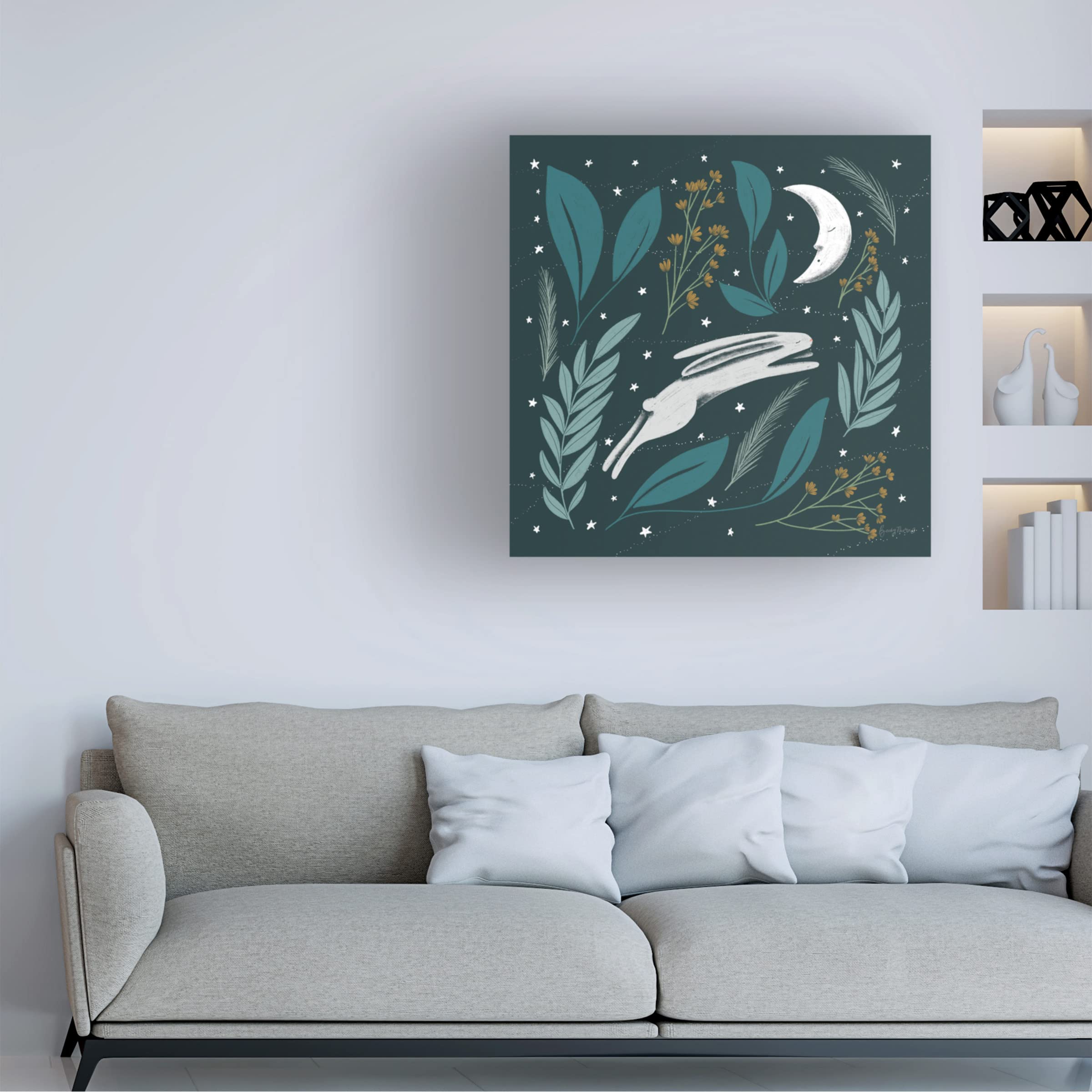 Trademark Fine Art 'Homage to Frida Pattern IIIA' Canvas Wall Art by Farida Zaman - Vibrant Mexican-Inspired Painting for Living Room, Bedroom & Office Decor