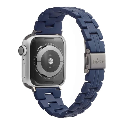 Navy blue/Silver metal