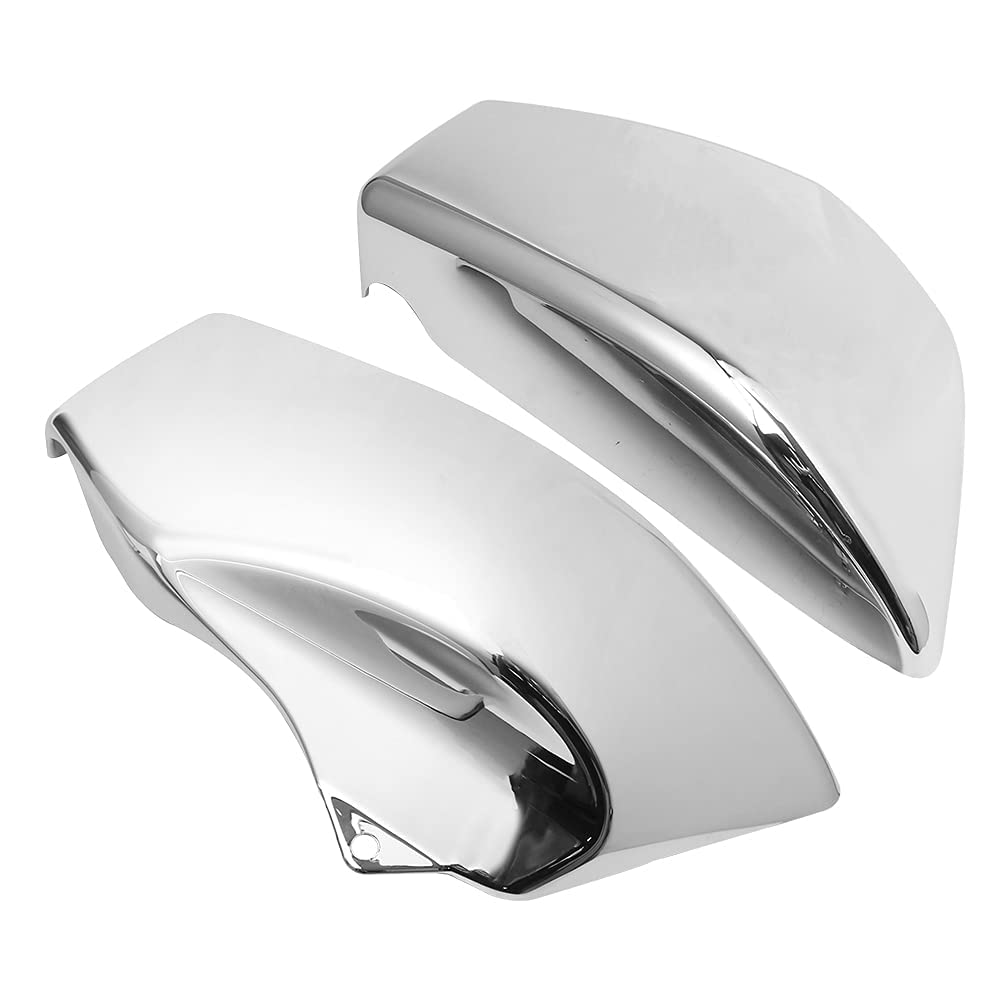 Chrome Motorcycle Battery Side Cover Fairing Cap for Honda VTX1800 R/S/N/F/T Models (2002-2008) - Durable Protection & Custom Styling for Cruiser Bikes