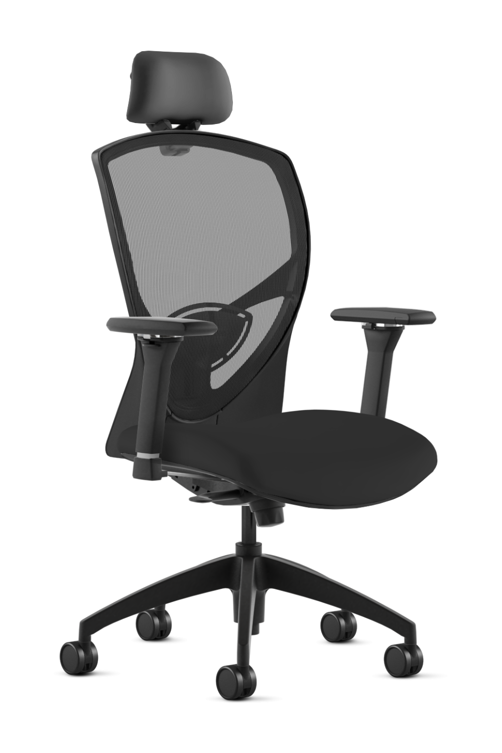 9 to 5 Theory 2180 High Back Ergonomic Office Chair with Adjustable Headrest & Seat Slider - Comfortable Task Chair for Long Hours Computer Work, Home Office & Gaming Setup