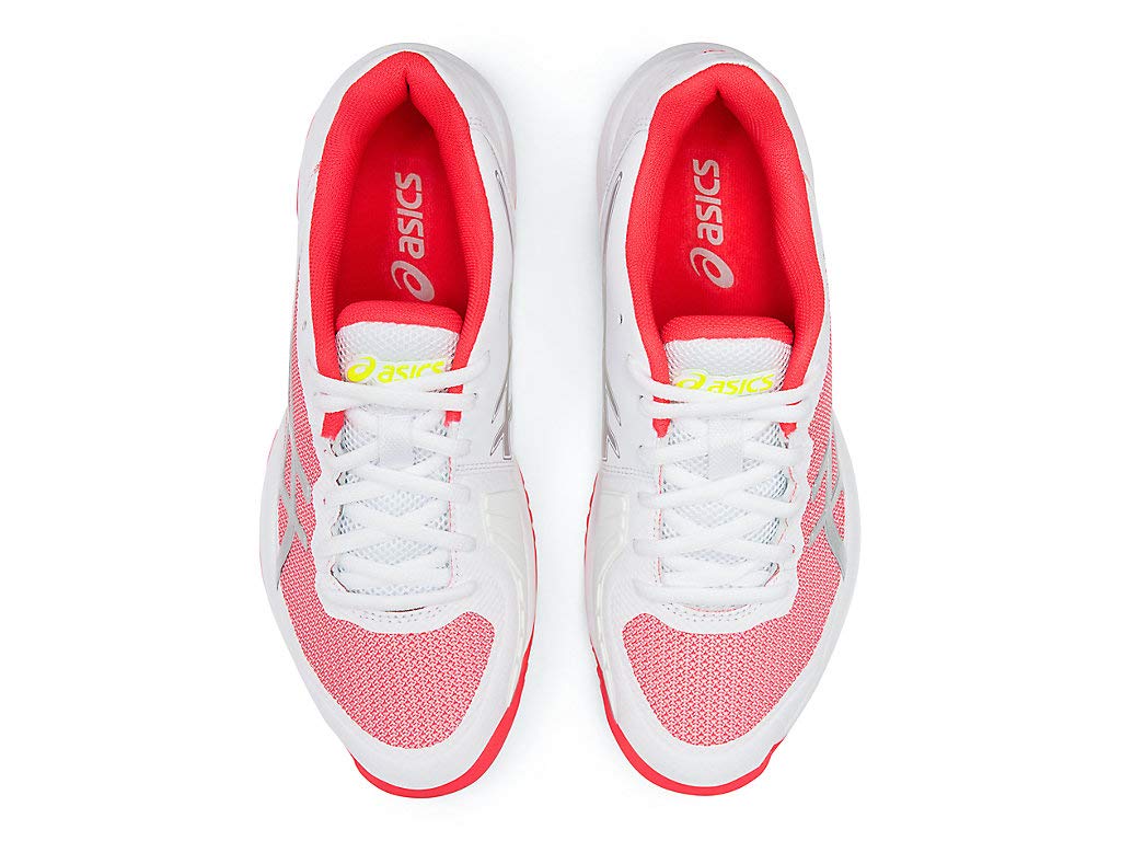 ASICS Women's Gel-Court Speed Tennis Shoes - White/Laser Pink - Size 6.5 M US - Lightweight & Supportive for Competitive Play & Court Training