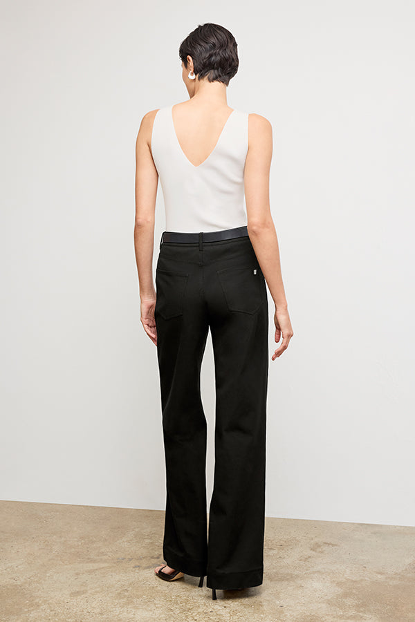 Milo Wide Leg Eco-Friendly Jeans - Better Than Denim in Black | Sustainable Fashion for Women, Casual Wear & Everyday Comfort