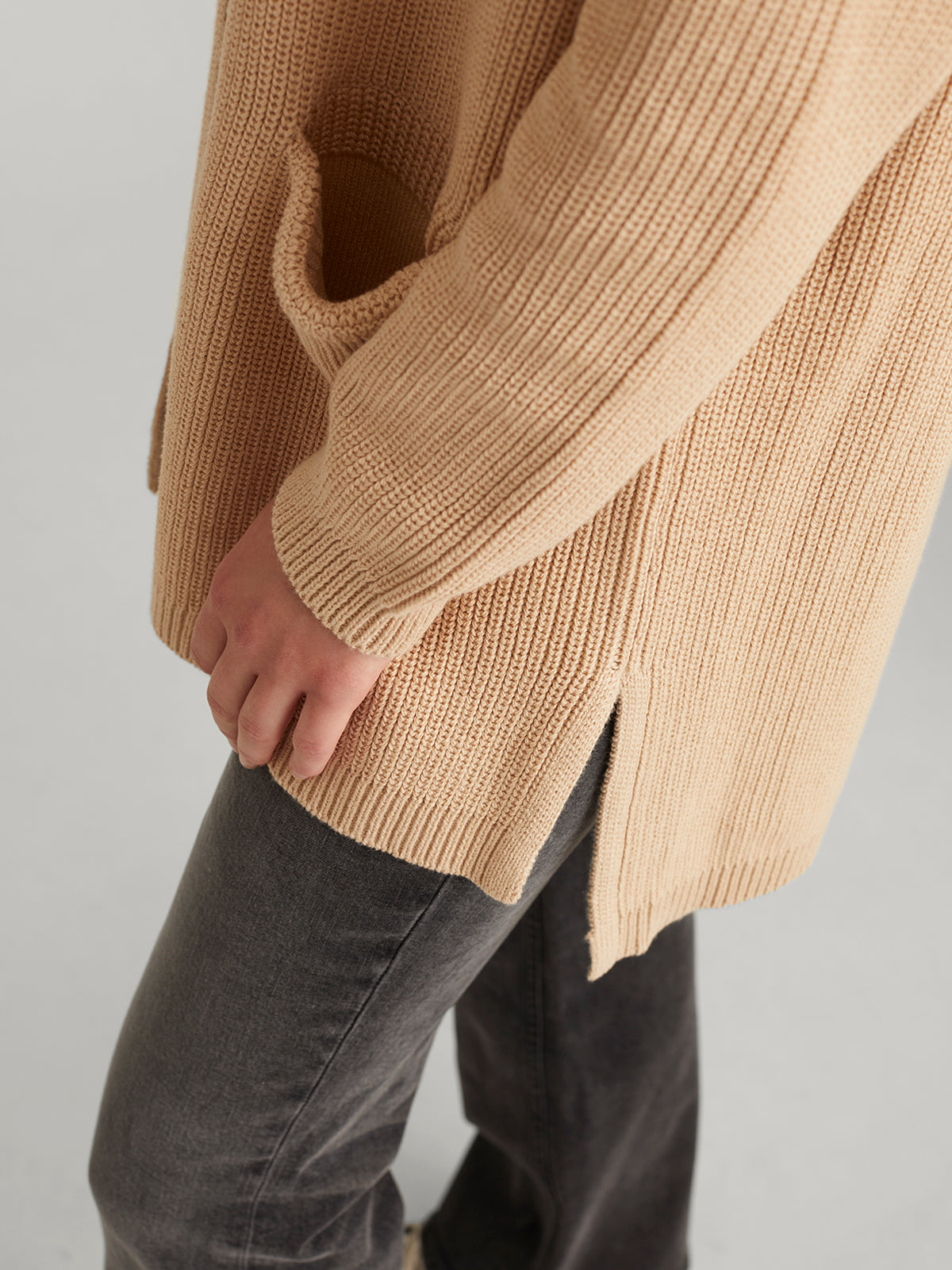 Emma Women's Shaker Stitch Open Front Cardigan - Cozy Knit Sweater for Fall & Winter - Perfect for Layering, Office Wear and Casual Outfits