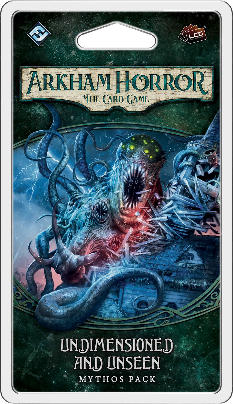 Arkham Horror Card Game: Undimensioned and Unseen Mythos Pack Expansion | Horror-Themed Cooperative Card Game for Adults | Perfect for Game Nights & Lovecraftian Horror Fans