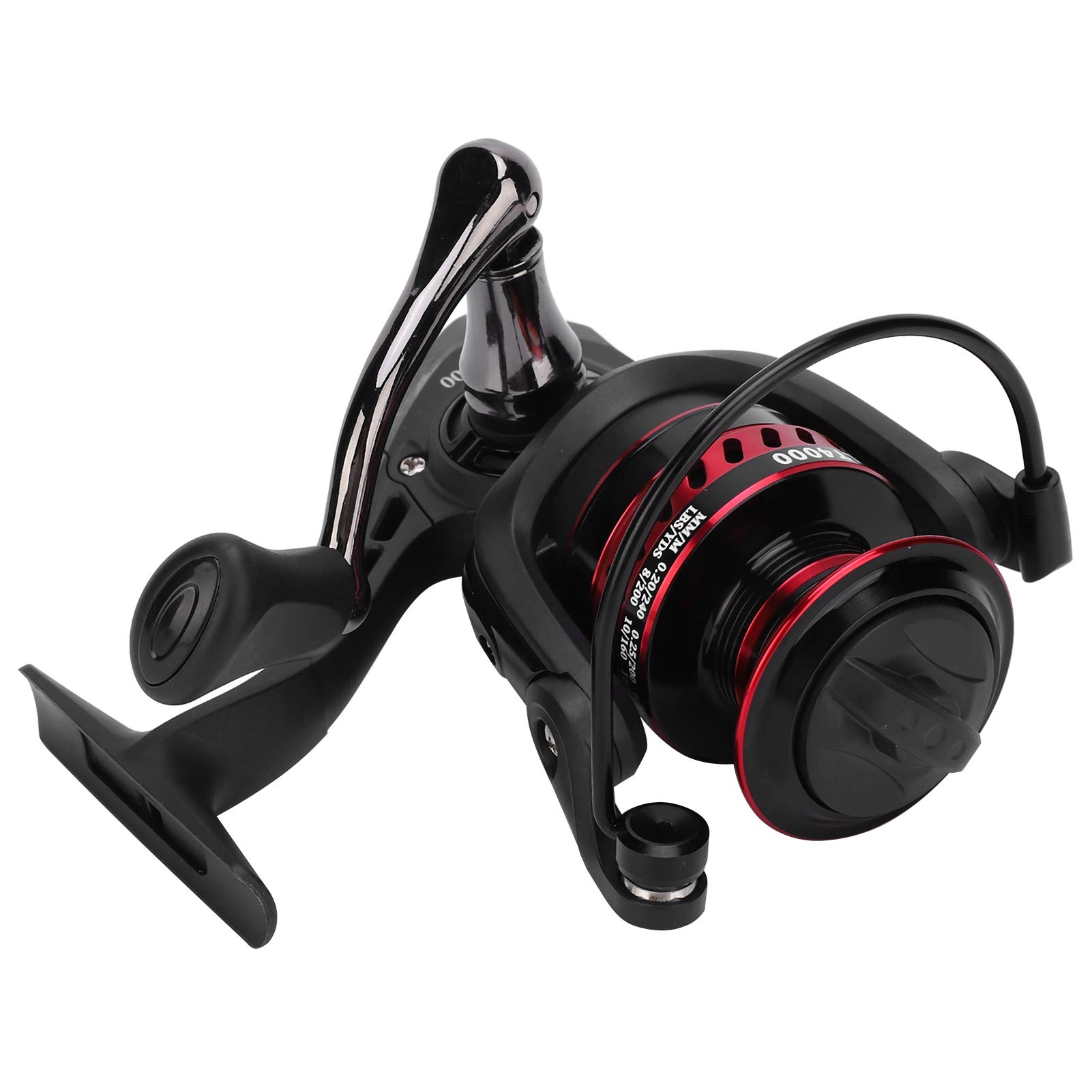 Portable Metal Spinning Fishing Reel - Smooth Powerful Saltwater & Freshwater Fishing Gear for Sea Rod, Rocking Raft & Shoreline Angling | Durable Fishing Accessory for Bass, Trout & Saltwater Game Fish