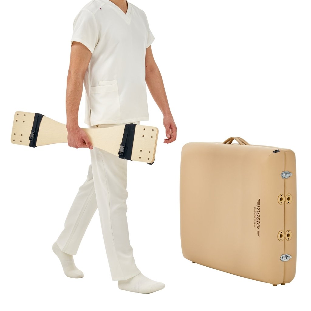 Master Massage EasyGo Universal Wheeled Massage Table Cart - Portable & Adjustable for Therapists | Save Your Back & Shoulders | Perfect for Home, Clinic & Mobile Massage Services